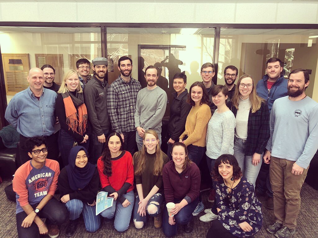  The group of UW Madison Geoscience community members who participated in our ‘Leaky Pipeline’ Diversi-Tea in 2019!  
