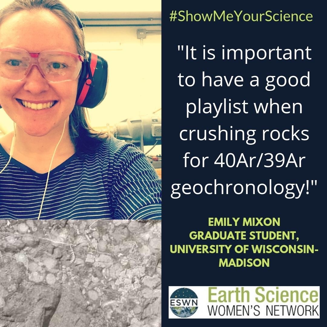  I’m a big supporter of the Earth Science Women’s Network! #showmeyourscience 