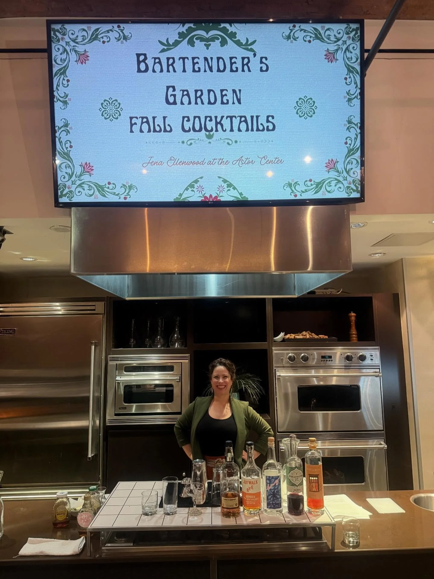 Had a blast teaching Fall Cocktails from the Greenmarket at Astor last night!

I had almost as much fun shopping and prepping&mdash; in order of ingredient photos:

Grapefruit and Rosemary shrub, honey ginger syrup, beet infused gin, , pear sage syru