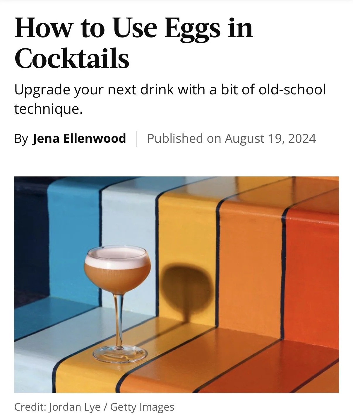 egg cocktails