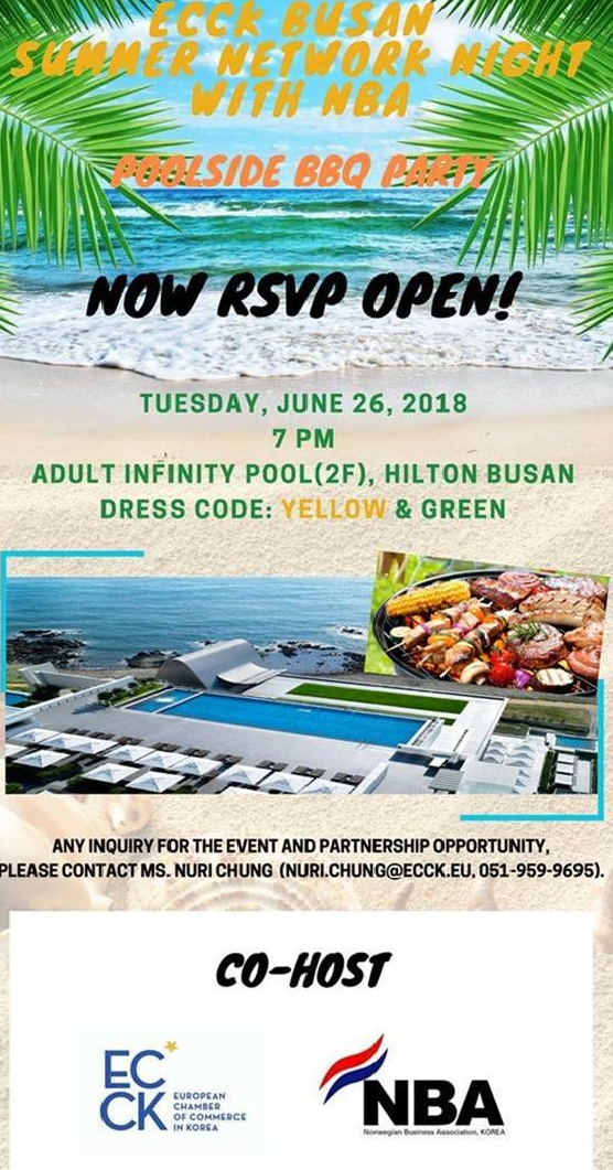 Summer Network Night with ECCK on June 26 Tuesday