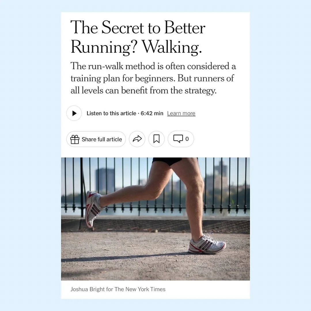 I&rsquo;m so grateful to get to share my love of the run-walk method, aka @jeffgallowayolympian method, with the world! Since I became a convert a decade ago, it has felt like something of a secret weapon &mdash; the key to continuing to run long dis