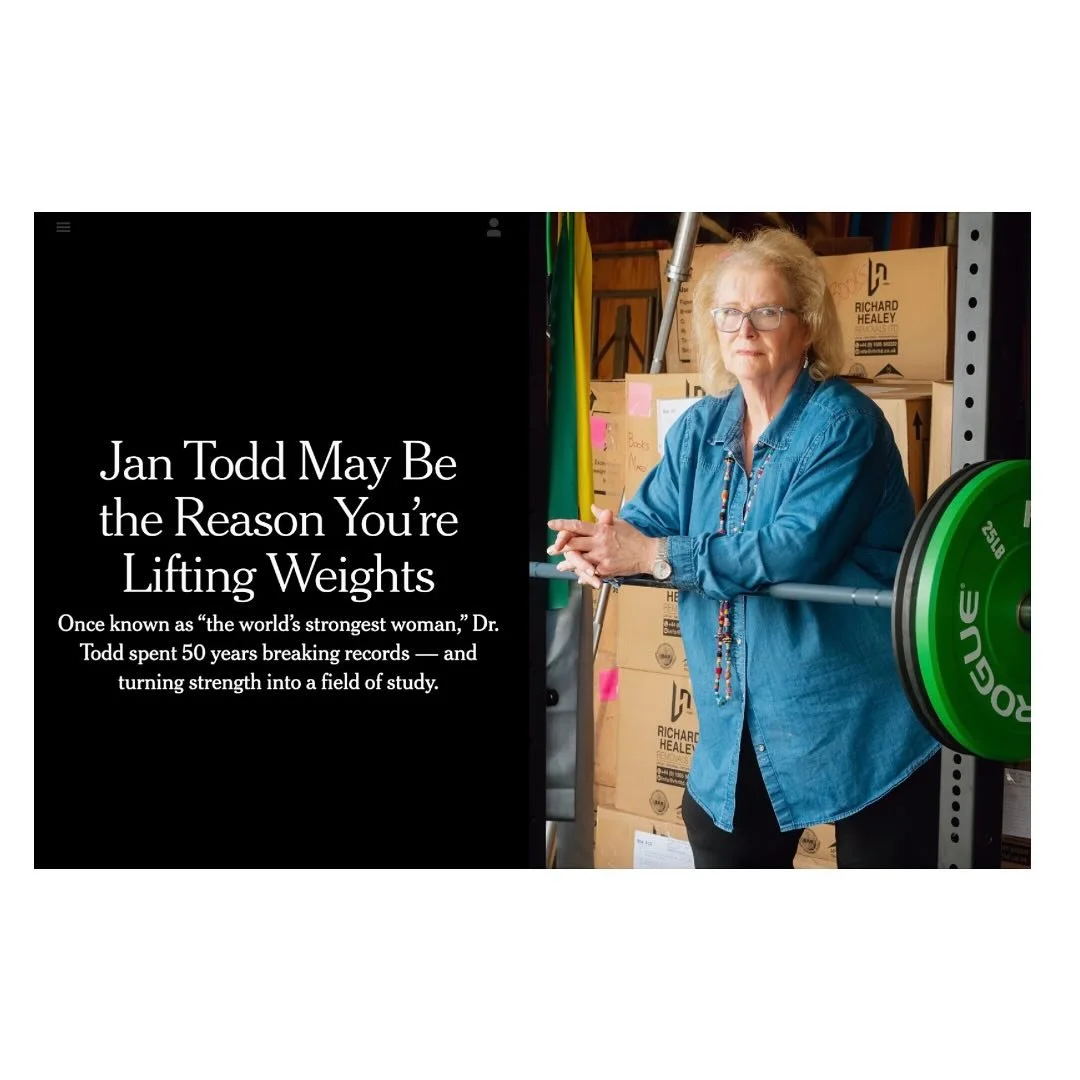 My latest! This one was a long time coming. I initially met @drjantodd seven years ago, while working on one of my very first stories about fitness history. I&rsquo;d been hoping for an opportunity to tell more of her extraordinary story ever since.
