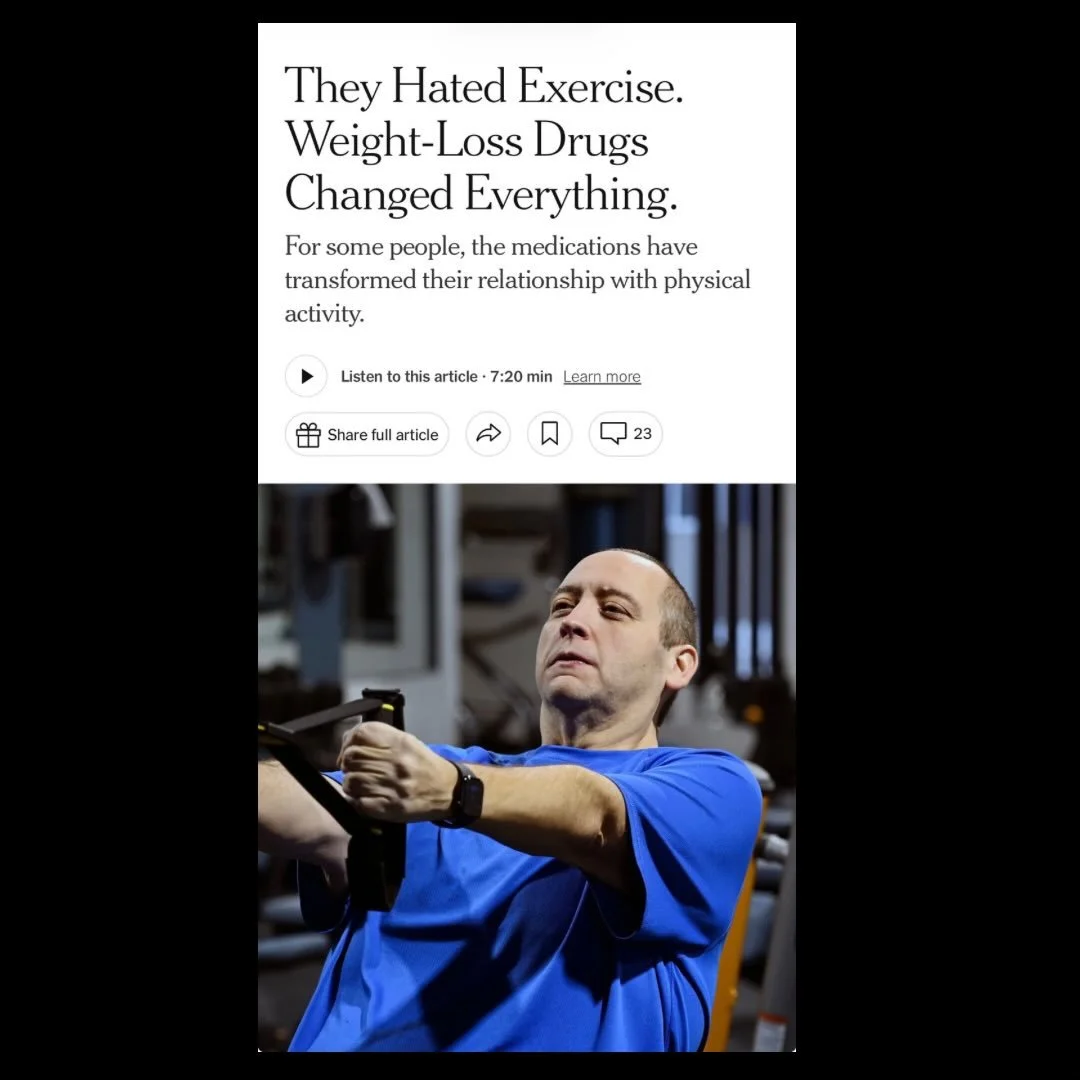 For many Americans, GLP-1s are transforming the way they think and feel about exercise, and in some cases, reshaping a relationship long defined by shame.

In interviews, more than a dozen people taking drugs like Ozempic to treat obesity or diabetes