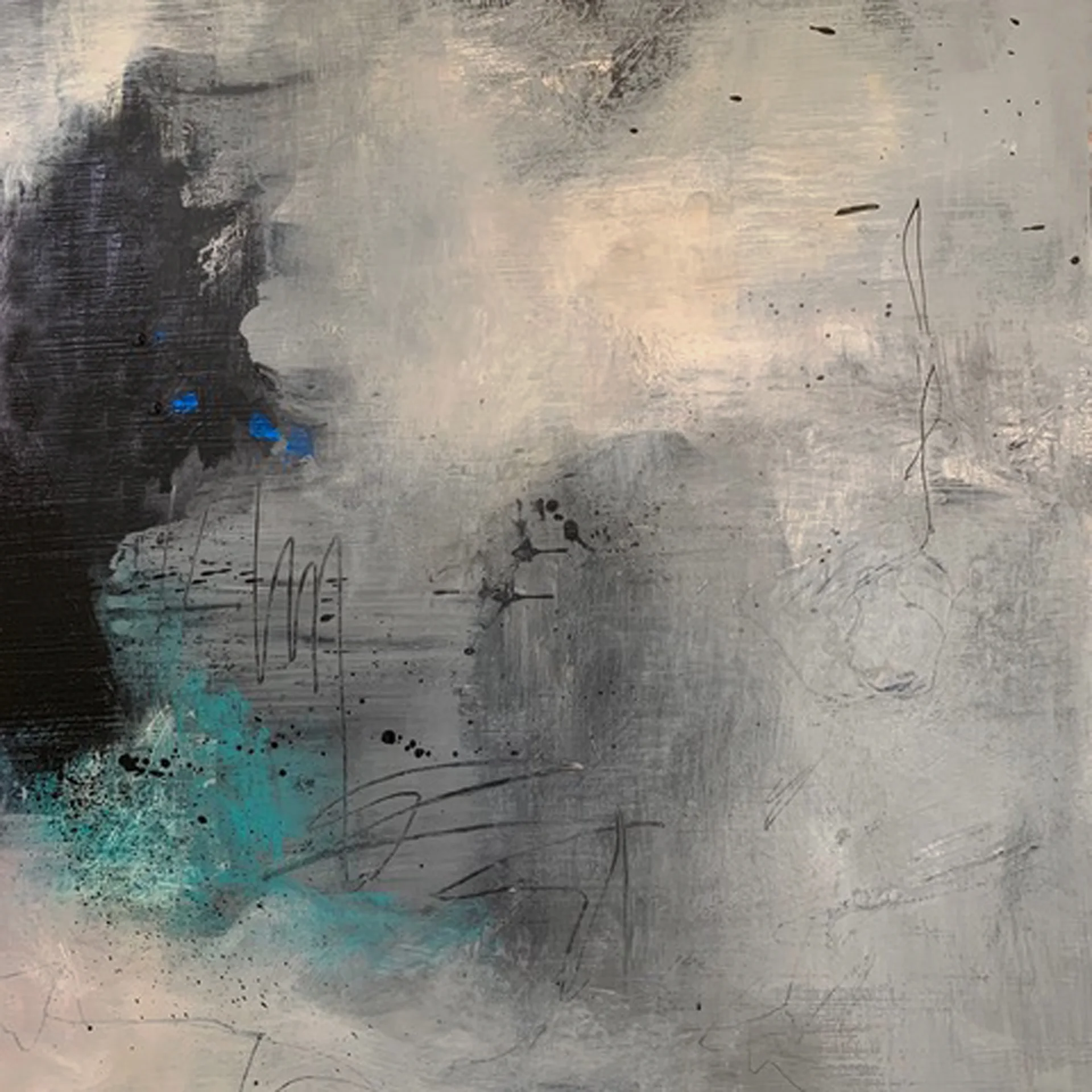 Untitled Mixed Media Acrylic 16” x 16”