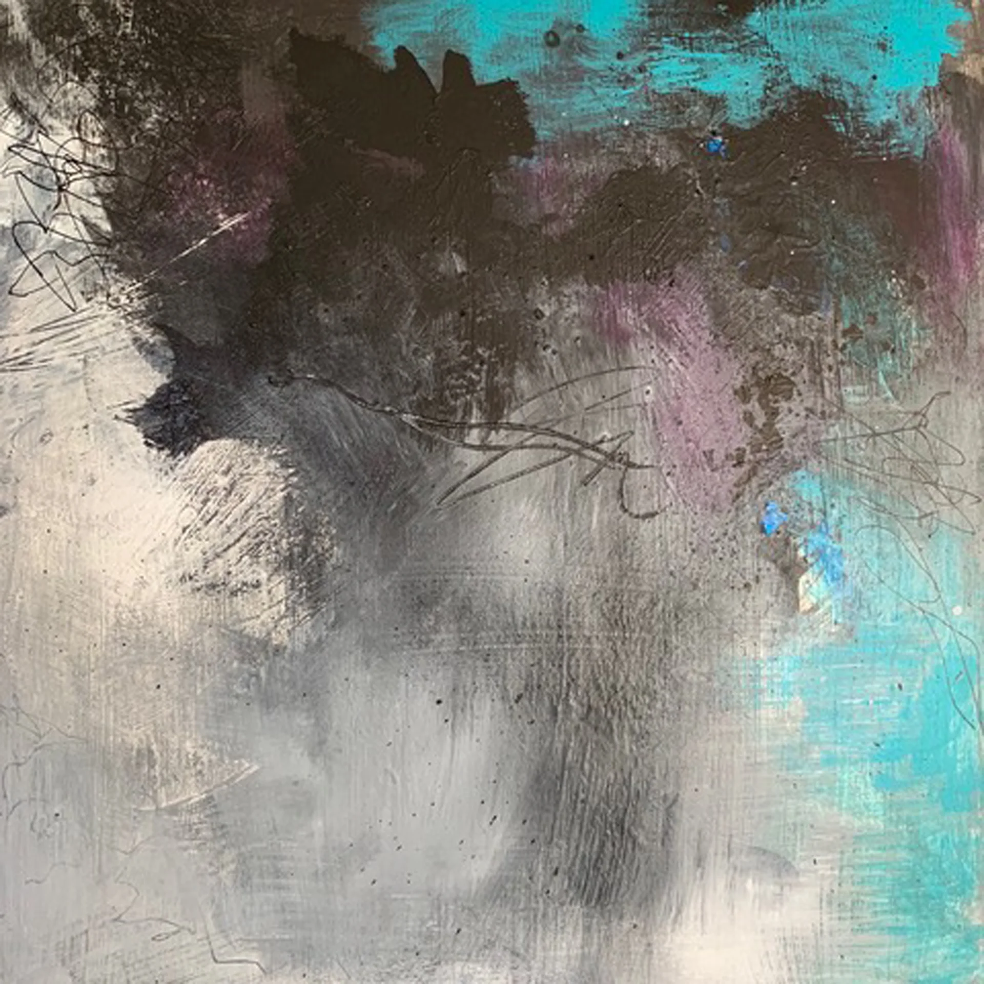 Untitled Mixed Media Acrylic 16” x 16”