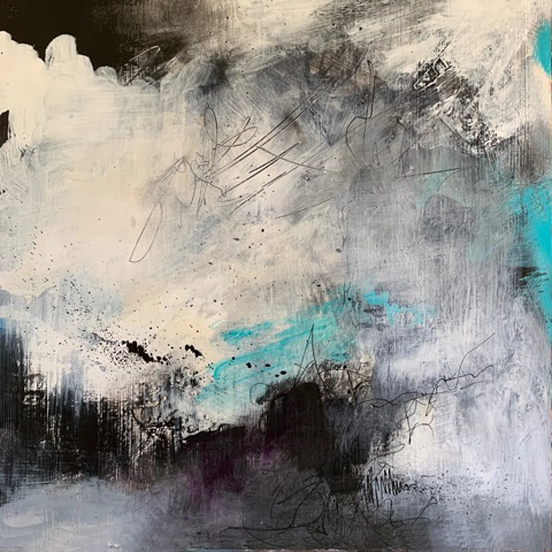 Untitled Mixed Media Acrylic 16” x 16”