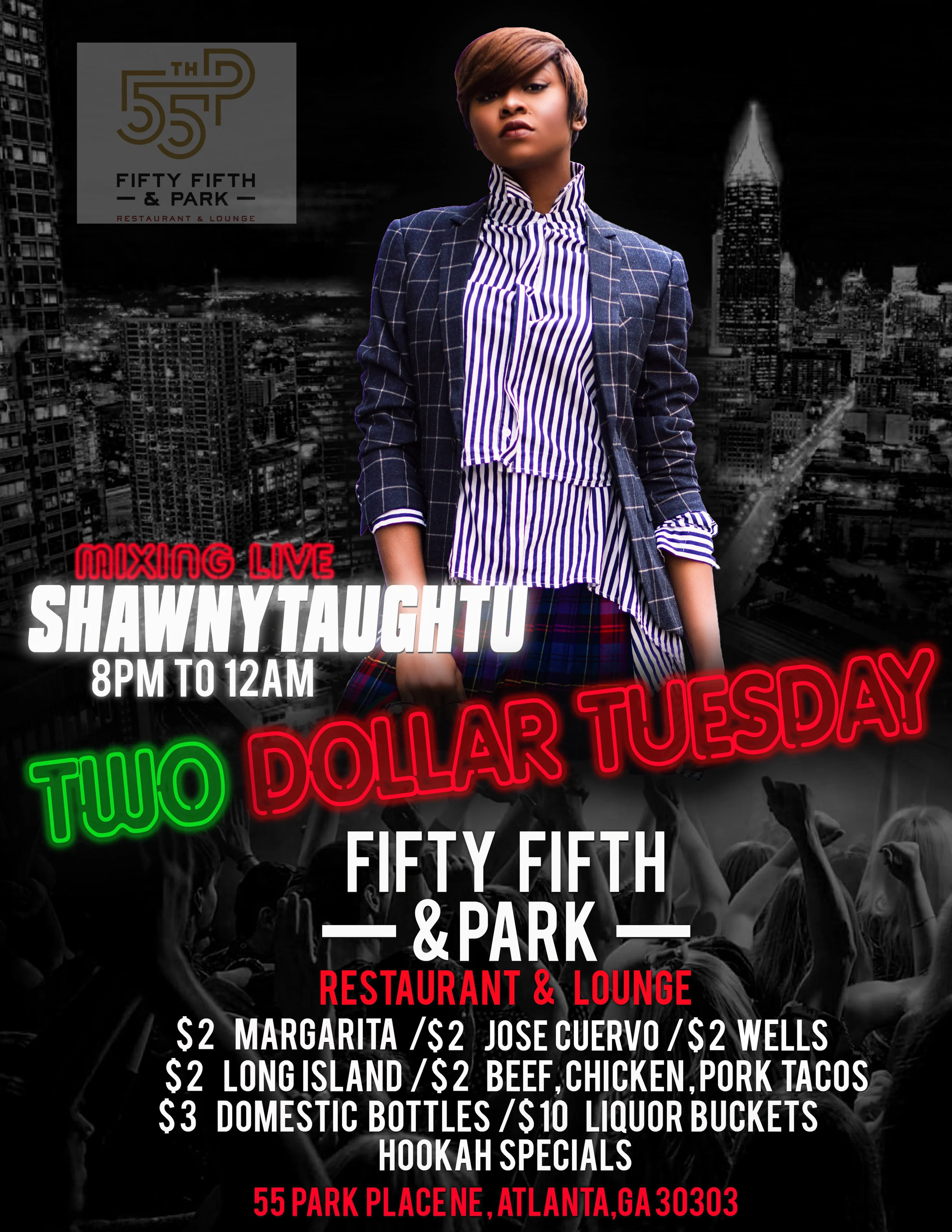 Two Dollar Tuesdays ( Flyer Design )