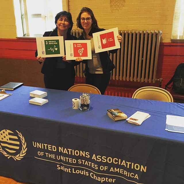 Getting ready for the International Women&rsquo;s Day event with PSDI at @iistl! #IWD2019
*
*
*
#stl
#stlouis
#internationalwomensday
#USAforUN