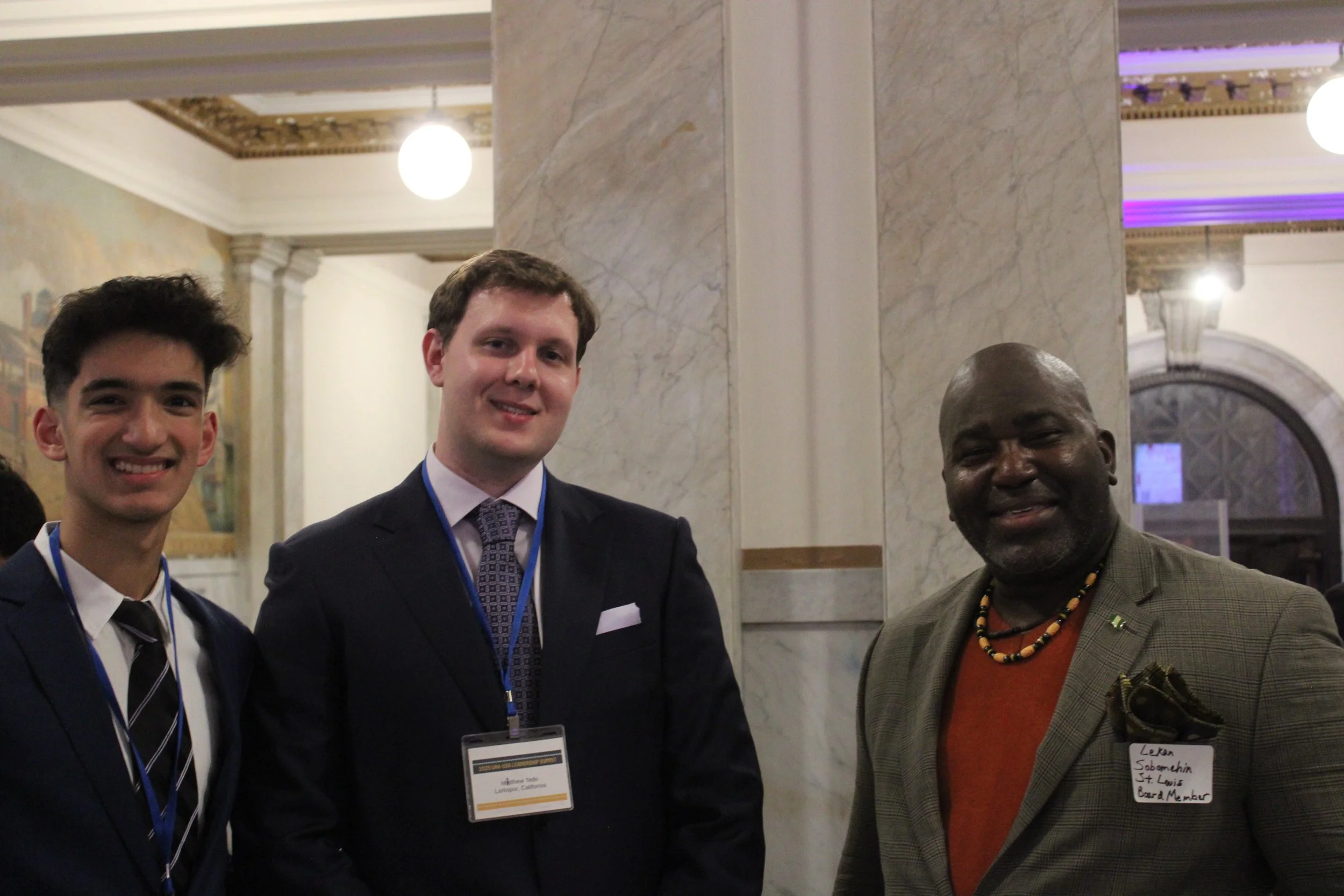 Delegates and St.Louis officials at the UNA-USA Leadership Summit