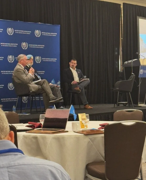 Roel Harryvan, Bill Wallace and Geoffrey King as a moderator