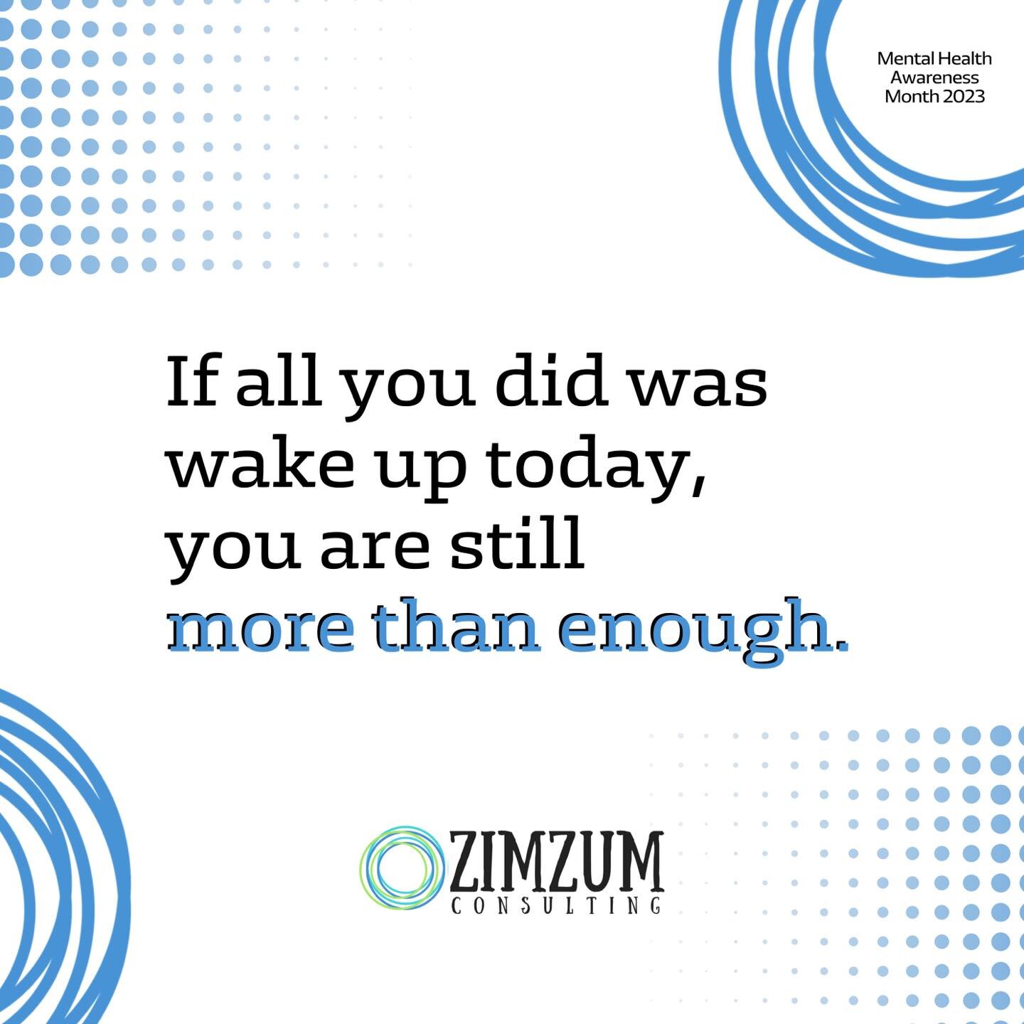 REMINDER: Your worth is not measured by your productivity. You deserve love and healing just as you are. You are #MoreThanEnough. 
✨
nami.org/mhm
✨
#mentalhealthawarenessmonth #mentalhealthawareness #together4MH #ReimagineCrisis #vote4mentalhealth #m