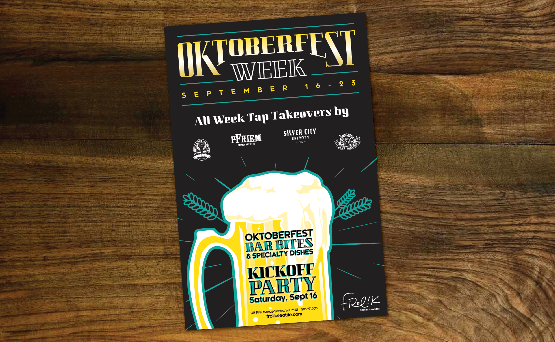 Frolik Oktoberfest Flyer