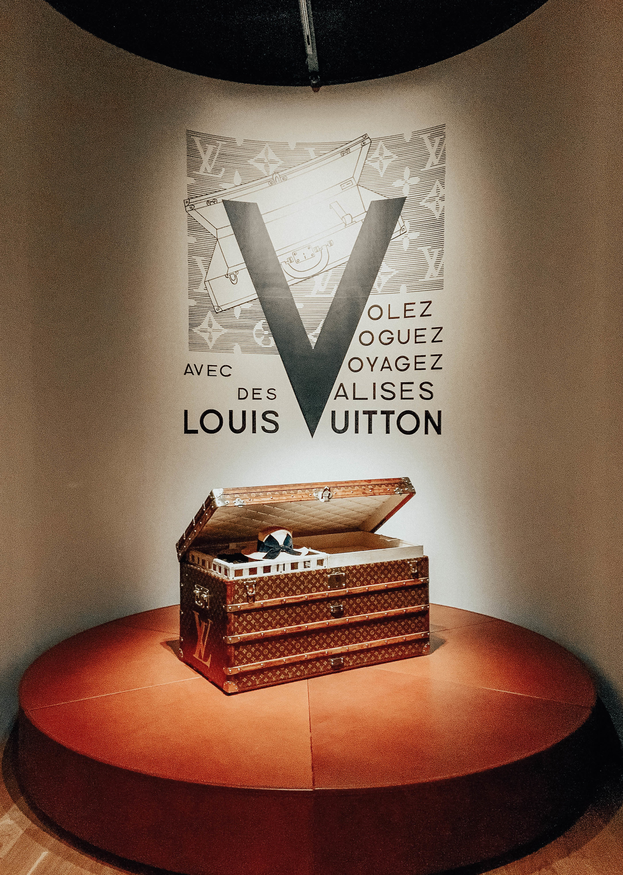 Vintage Louis Vuitton Mirror With Case