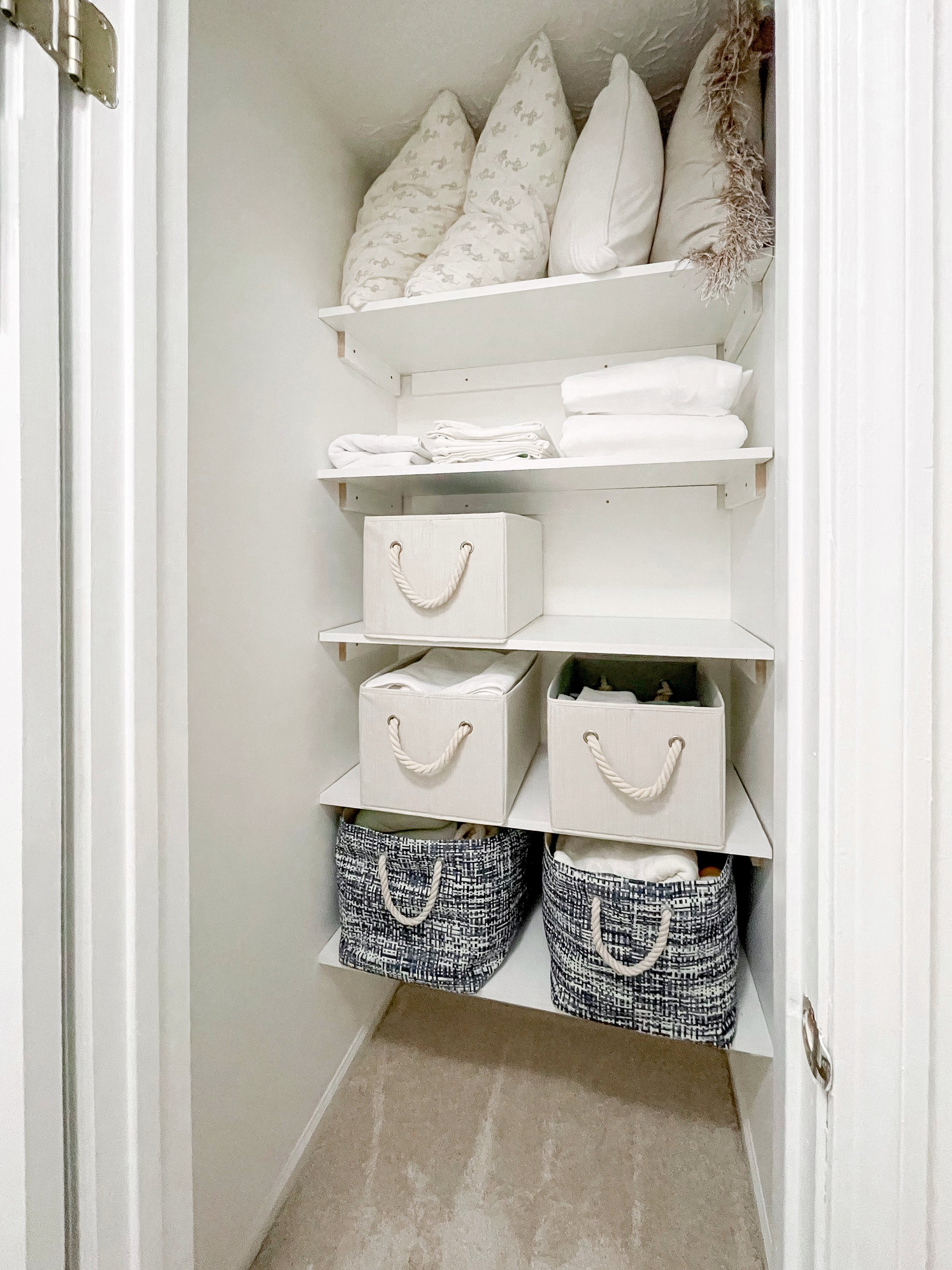 DIY Custom Closet Shelving Tutorial