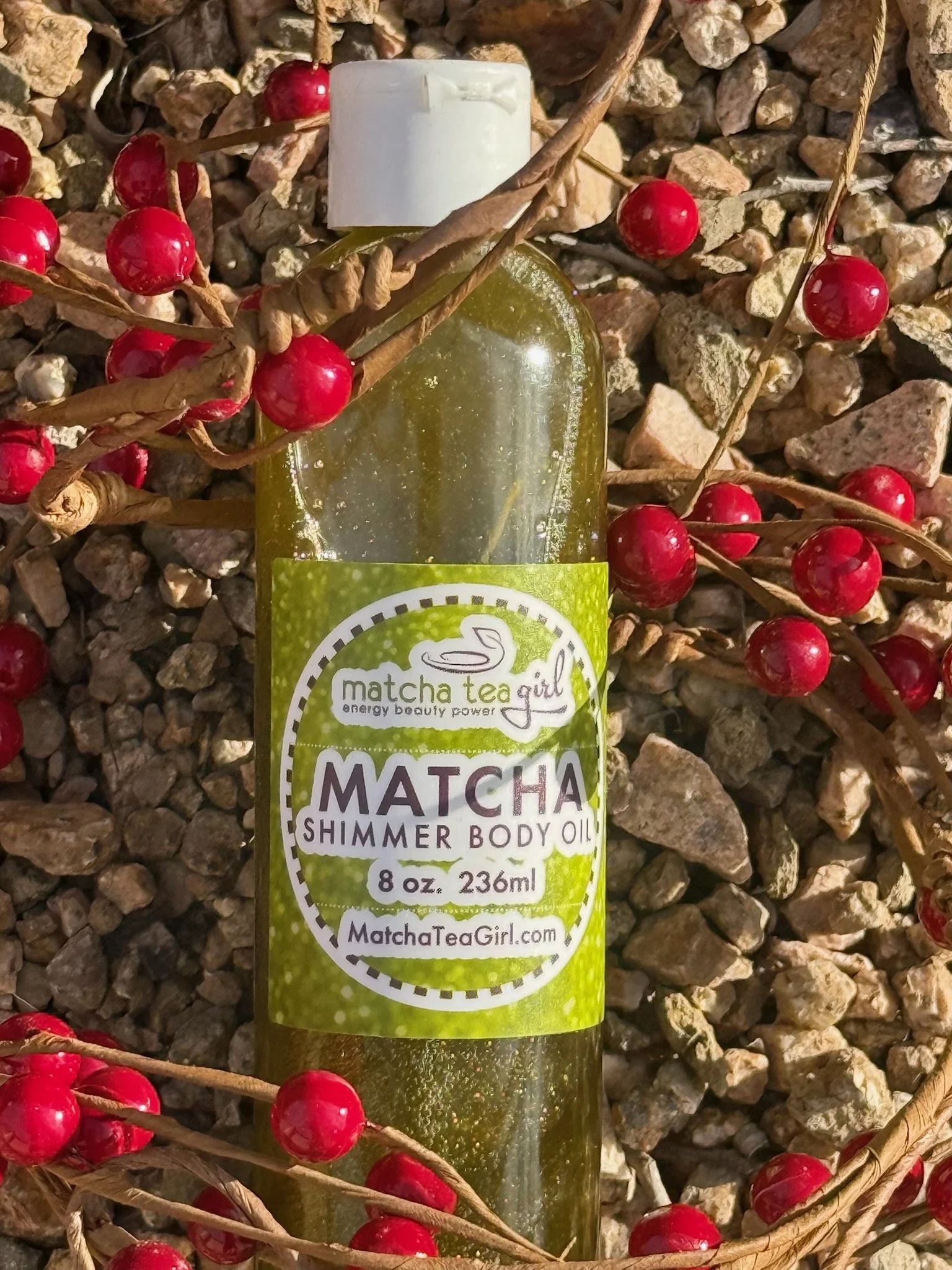 *New* Matcha Shimmer Body Oil