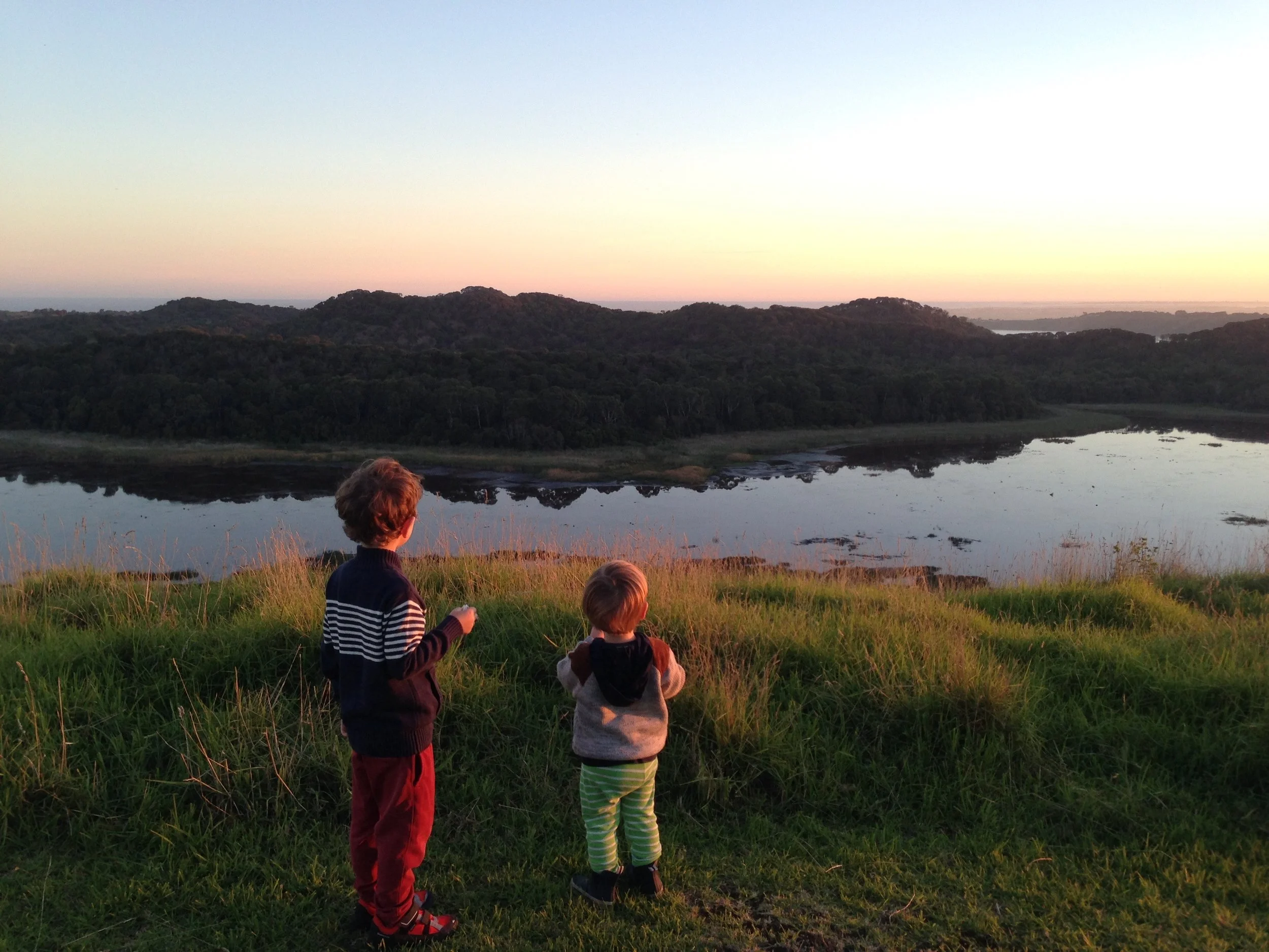 Tower Hill at Sunset, Koroit, VIC. 