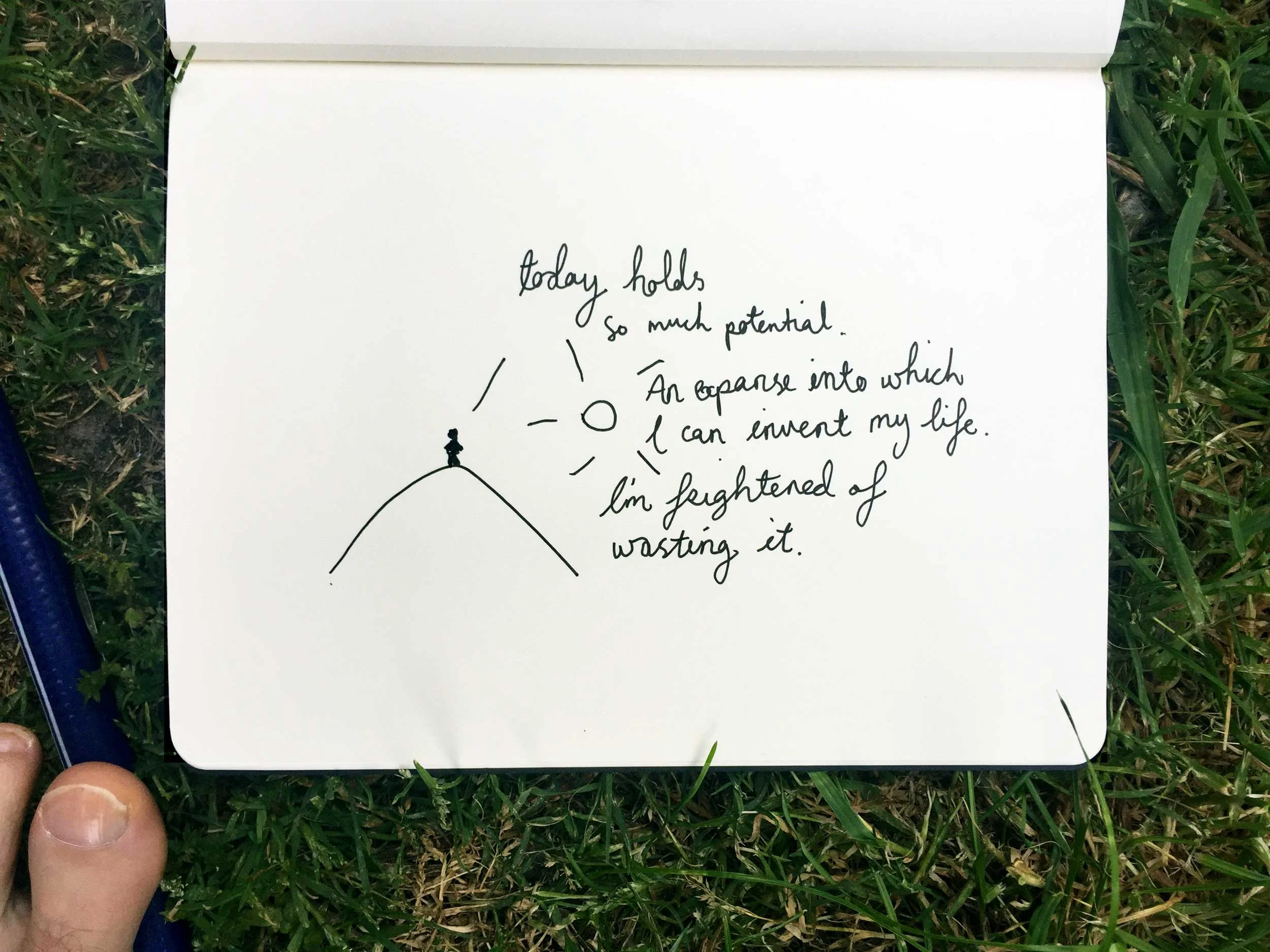 Potential. Drawing Luke Hockley.