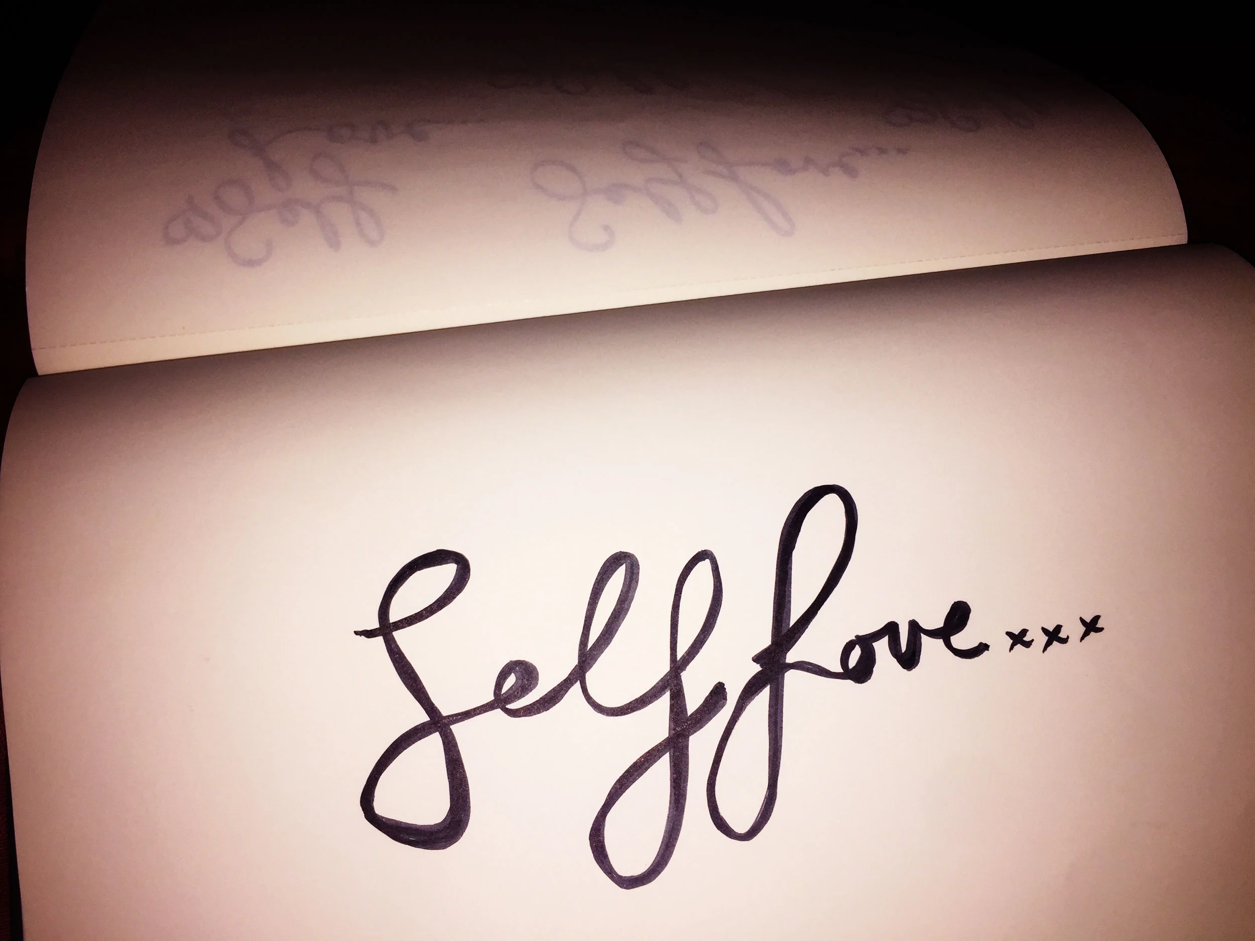 Self-love. Drawing Luke Hockley.