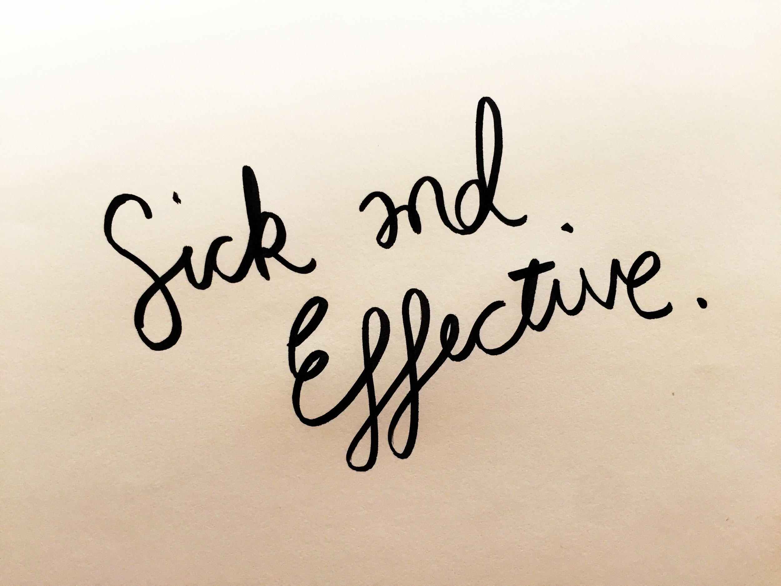 Sick and effective. Drawing Luke Hockley.