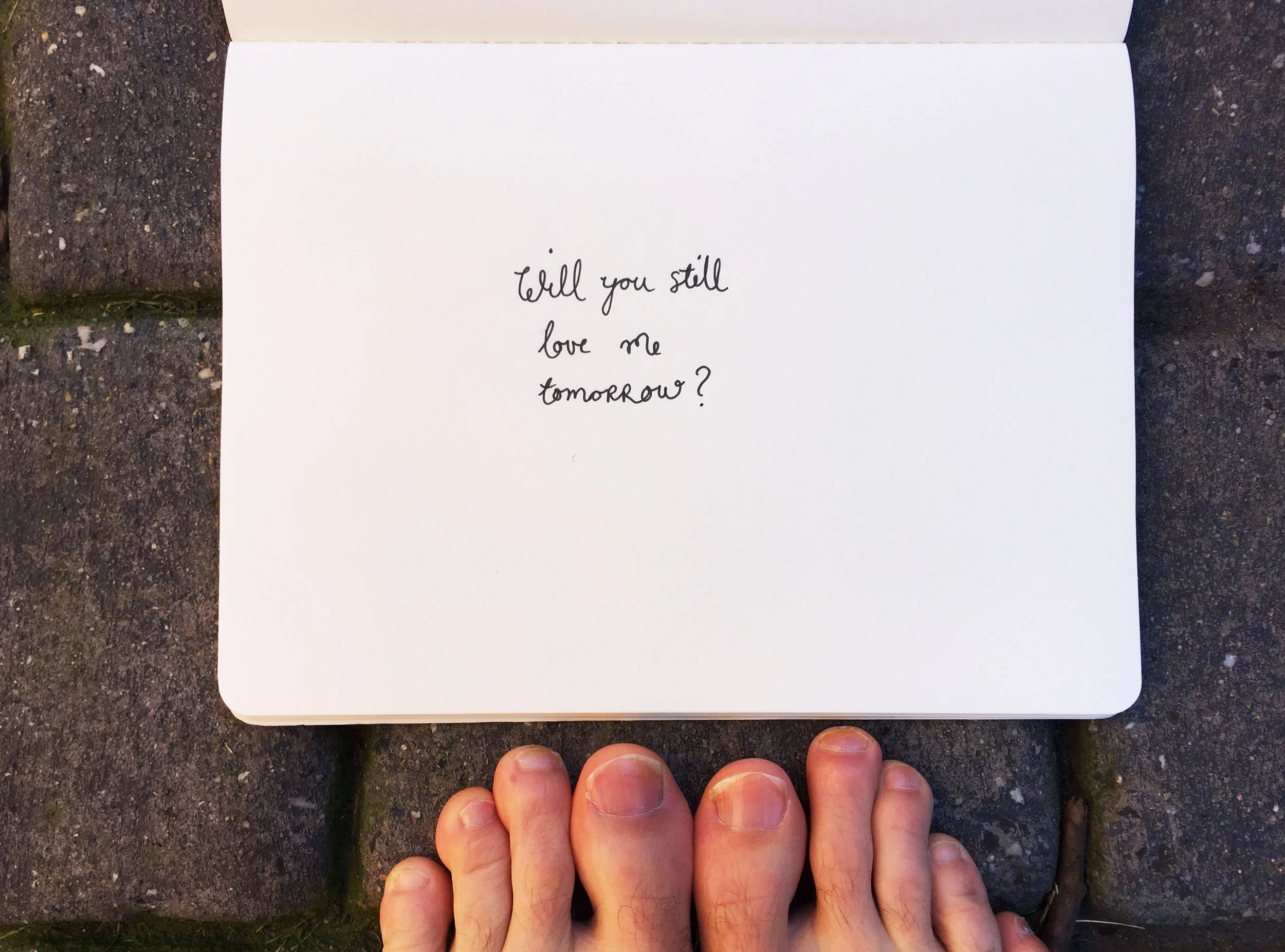 Will you still love me tomorrow? Drawing Luke Hockley.