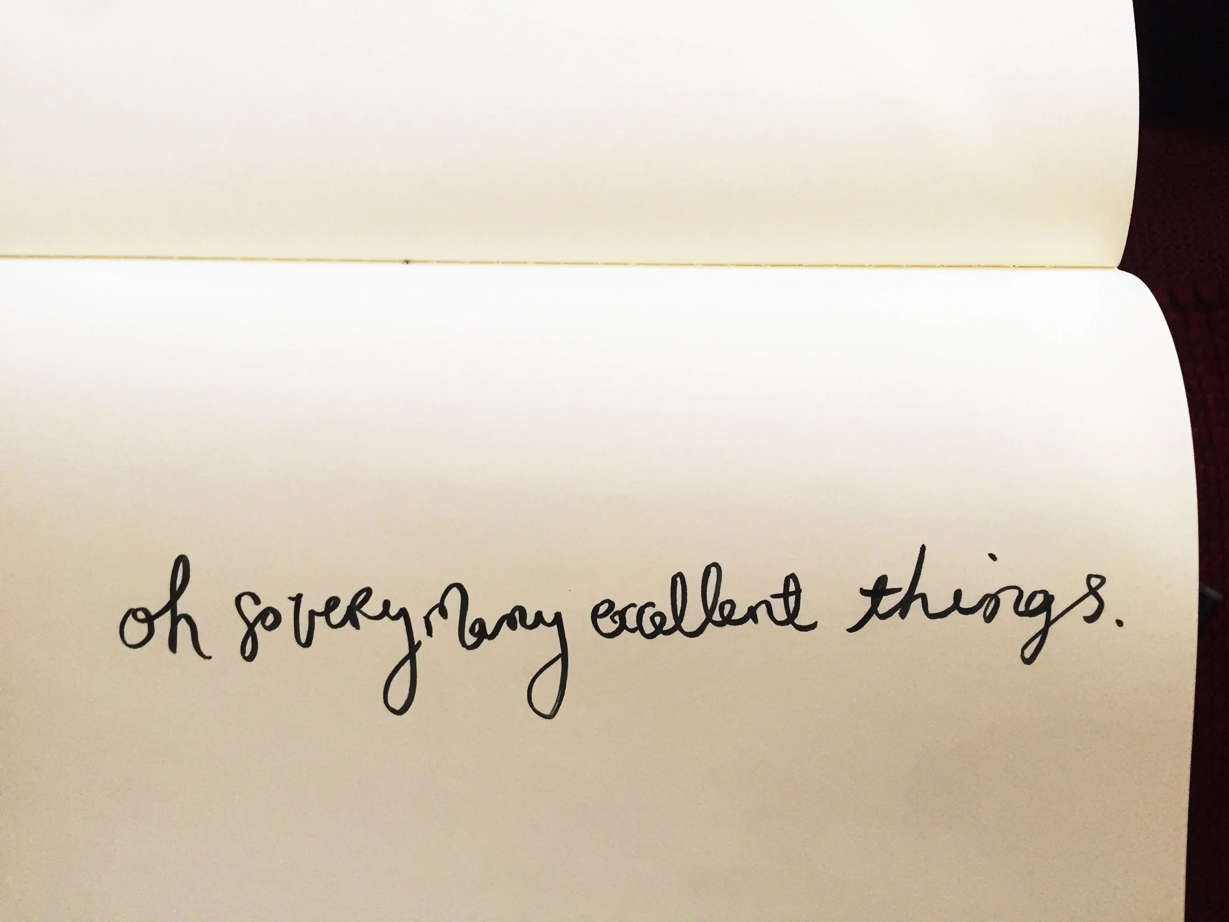 Oh so very many excellent things. Drawing Luke Hockley.