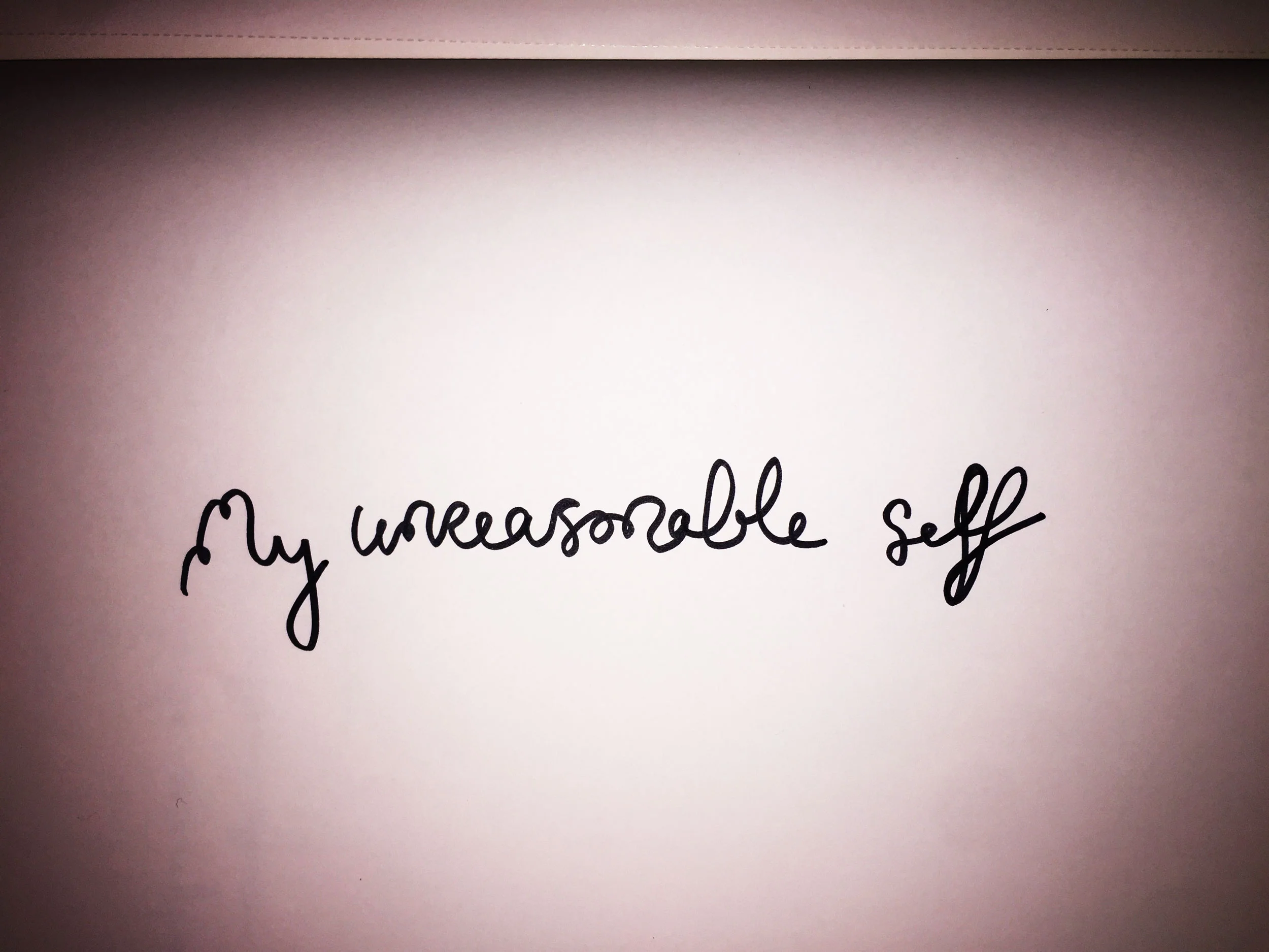 My unreasonable self. Drawing Luke Hockley.
