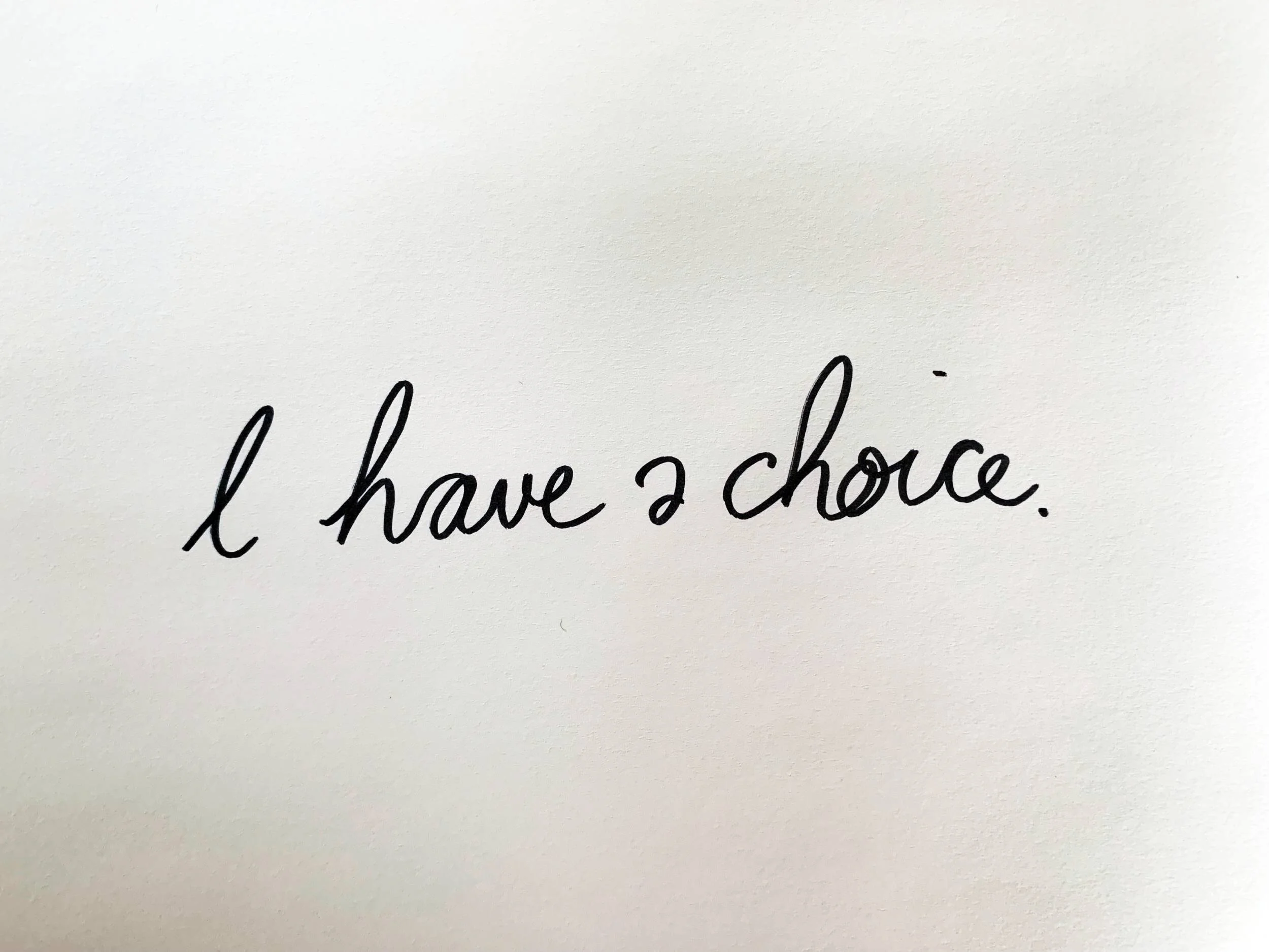 I have a choice? Drawing Luke Hockley