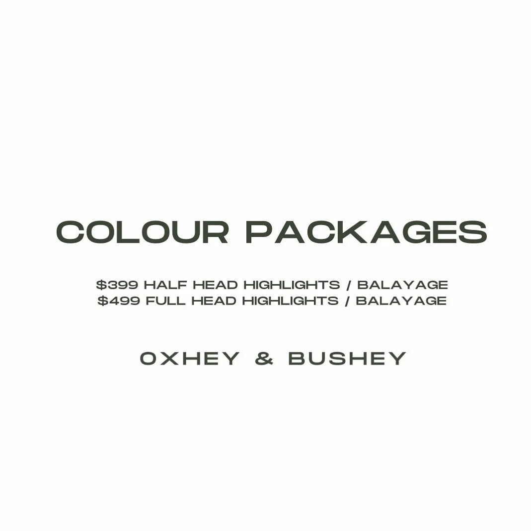 We are so excited to be bringing back our colour packages for our newest team member @sophie_oxheyandbushey 

The package will include the option of half / full head of highlights or balayage, gloss, K18 treatment , cut + blowdry. 

To secure your bo