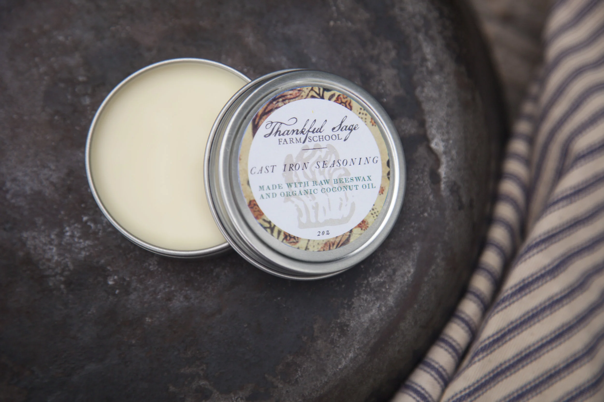 Cast Iron Seasoning — Thankful Sage Farm School