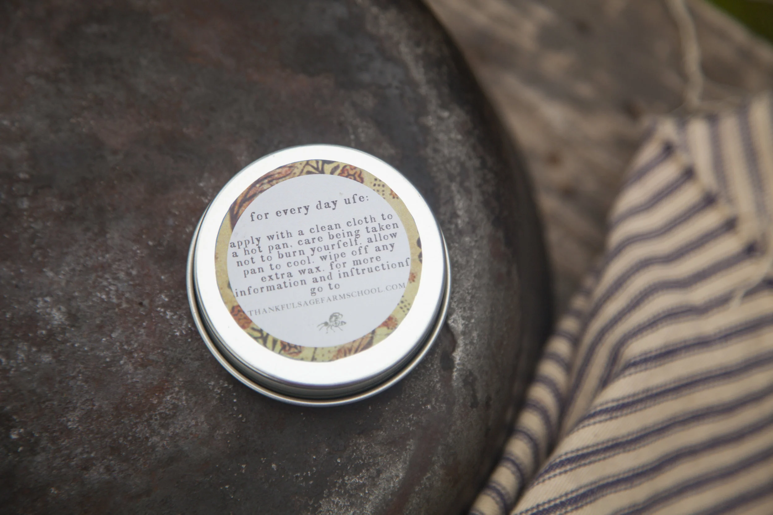 Cast Iron Seasoning — Thankful Sage Farm School