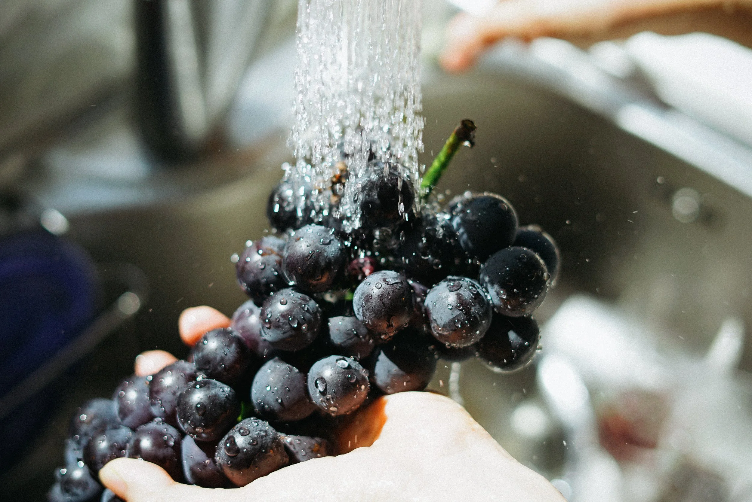 Always wash your produce before you eat it, to clean away any pesticides that may still be present. Photo by Manki Kim