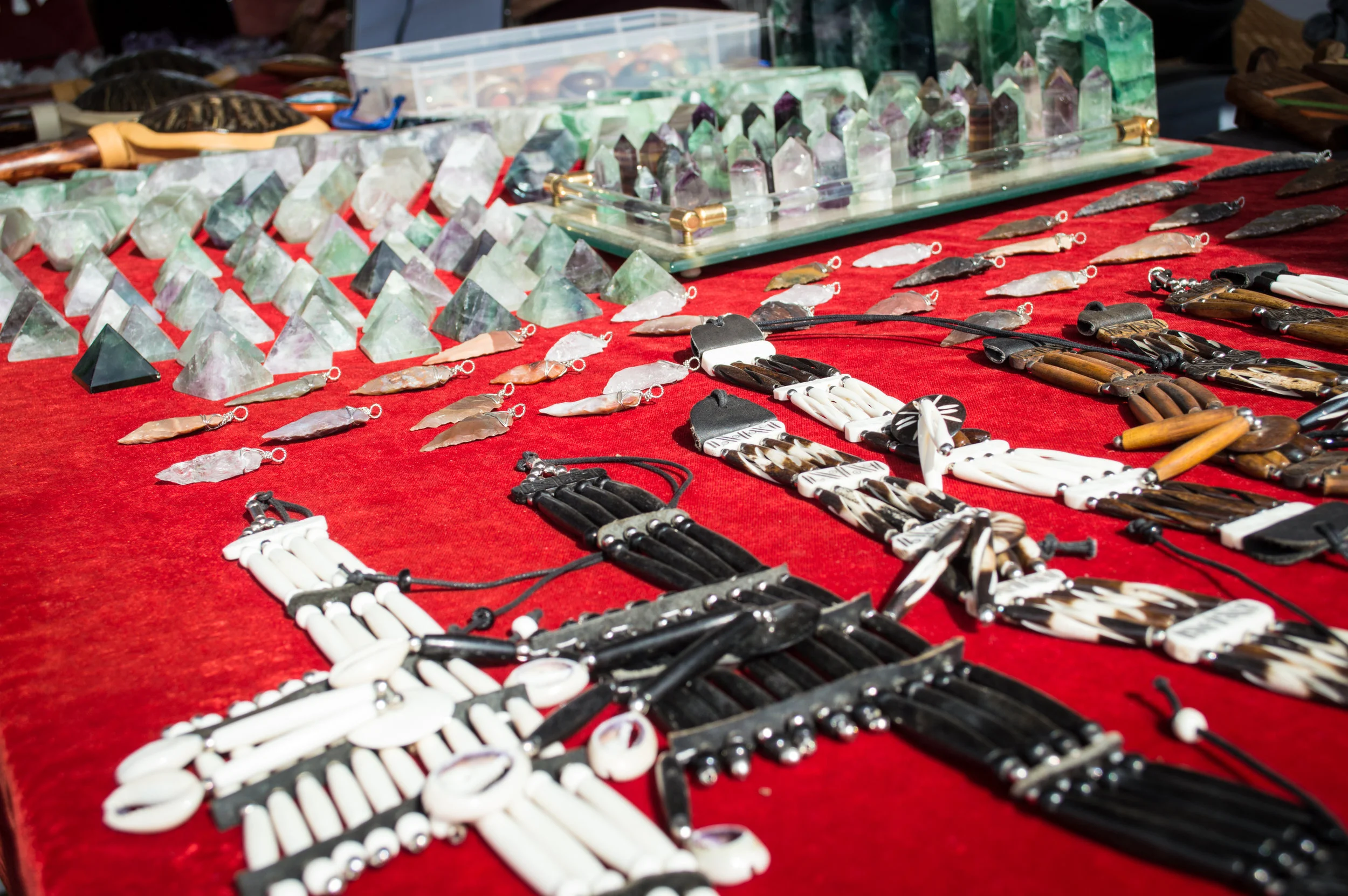 Items for sale from a vendor at Waterlook Music Fest. Photo by Nick Bailey
