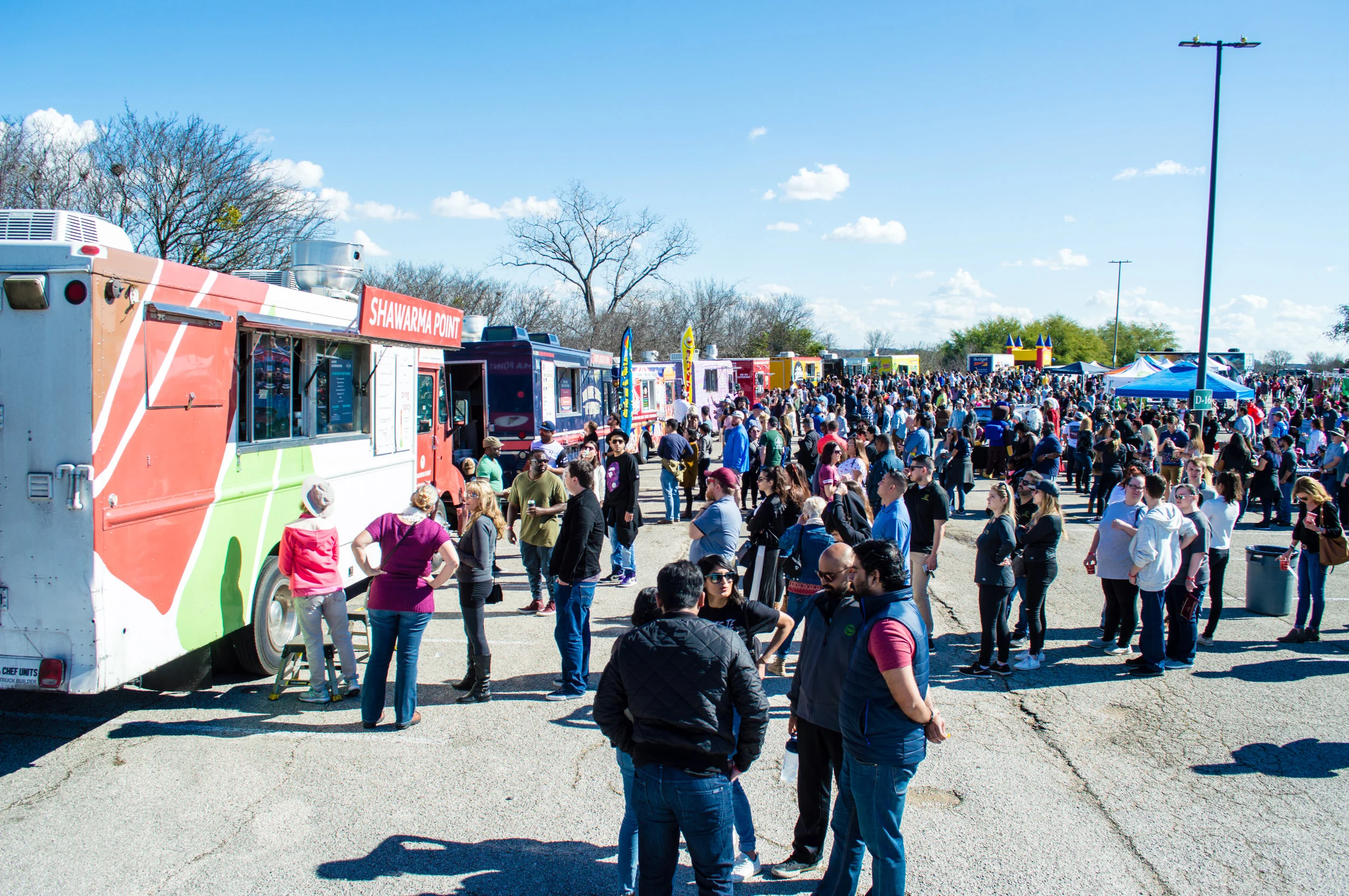David Poku’s ATX Food Truck Festival featured eight food trucks and approximately 15 vendors and entertainment attractions. Photo by Nick Bailey