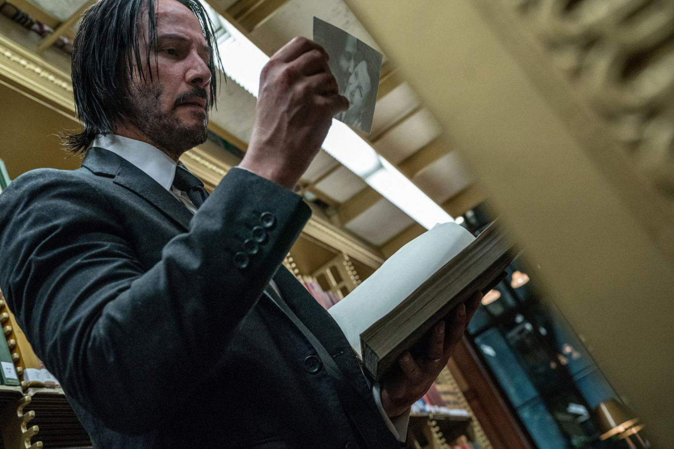 Keanu Reeves as John Wick in John Wick: Chapter 3 — Parabellum.