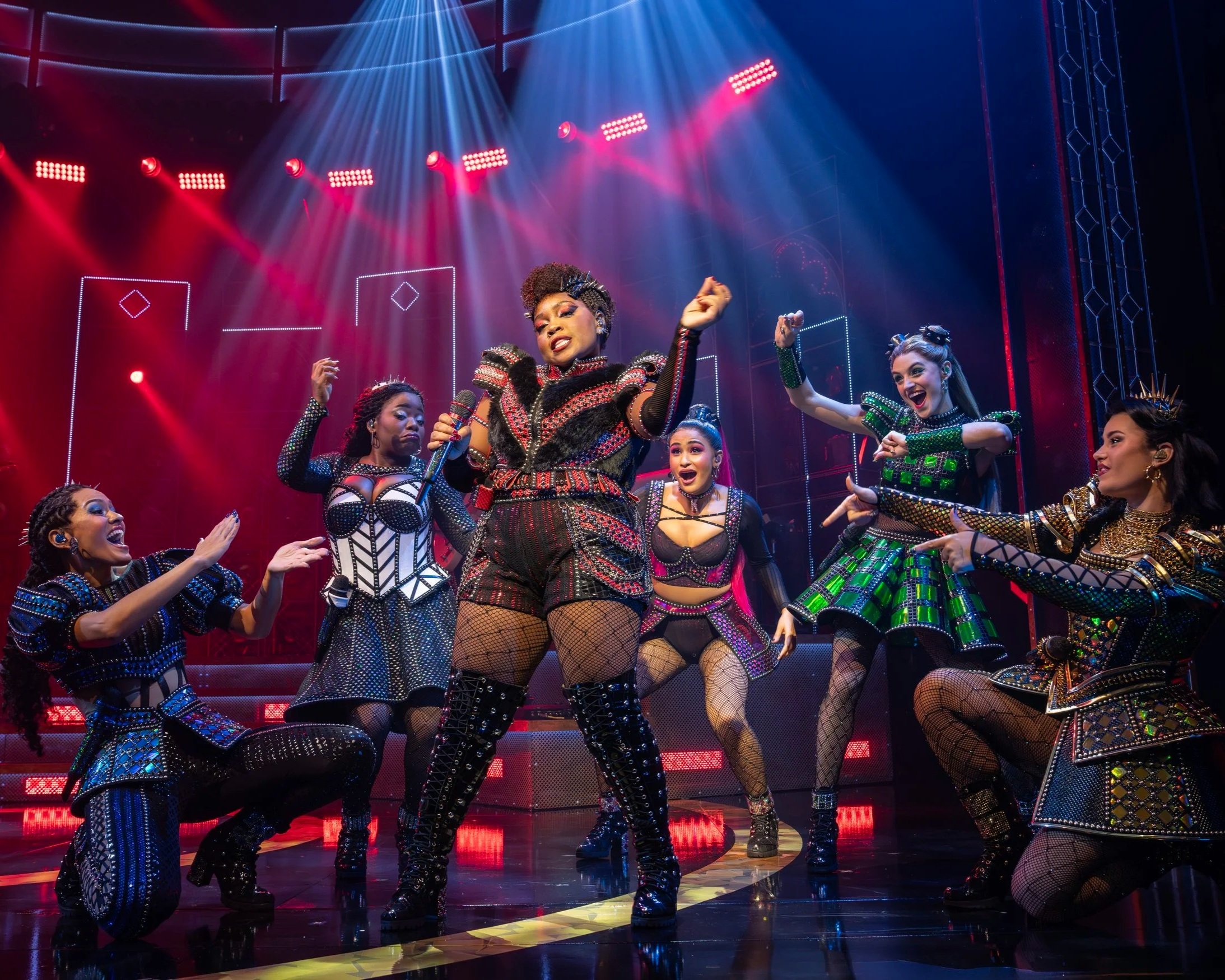 Backstage with Carlina Parker for 'Six'