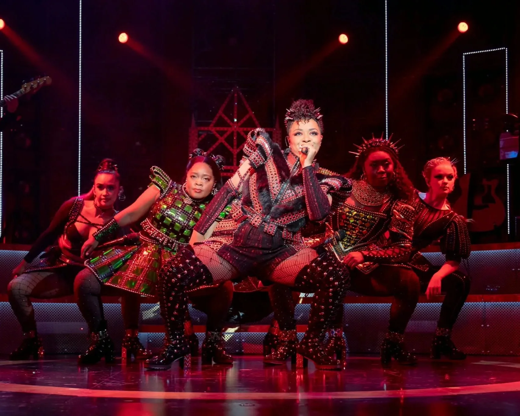 Backstage with Carlina Parker for 'Six'