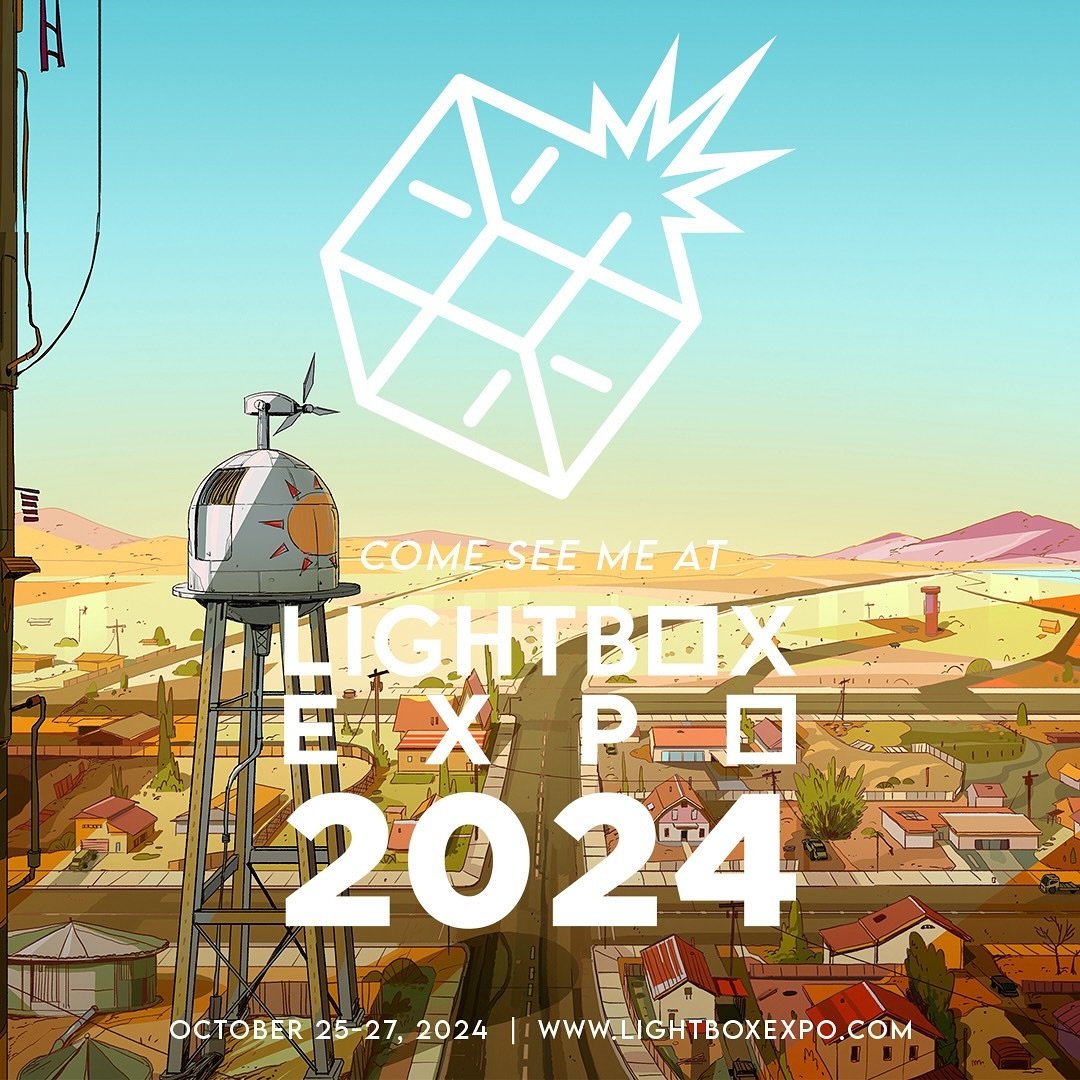 Super excited to the tabling at @lightboxexpo this year. Going to be selling prints and more! Hope to see you there! 🤘🤘. #lightboxexpo #lightbox2024 #lbx2024 #art #animation #artistsoninstagram #lightboxexpoartist