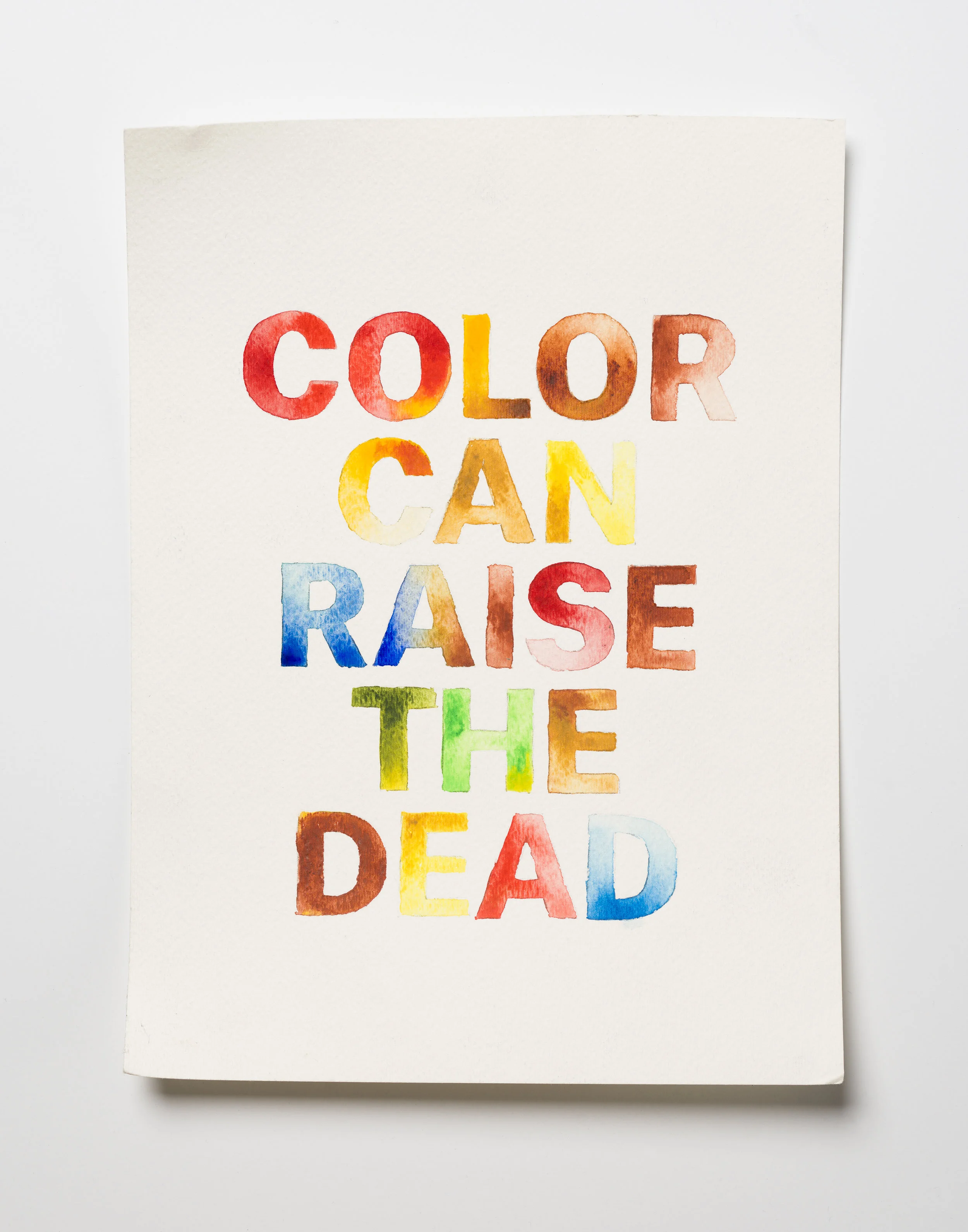 Color Can Raise The Dead