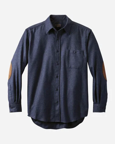 Fitted Elbow Patch Trail Shirt Blue:Grey.jpg