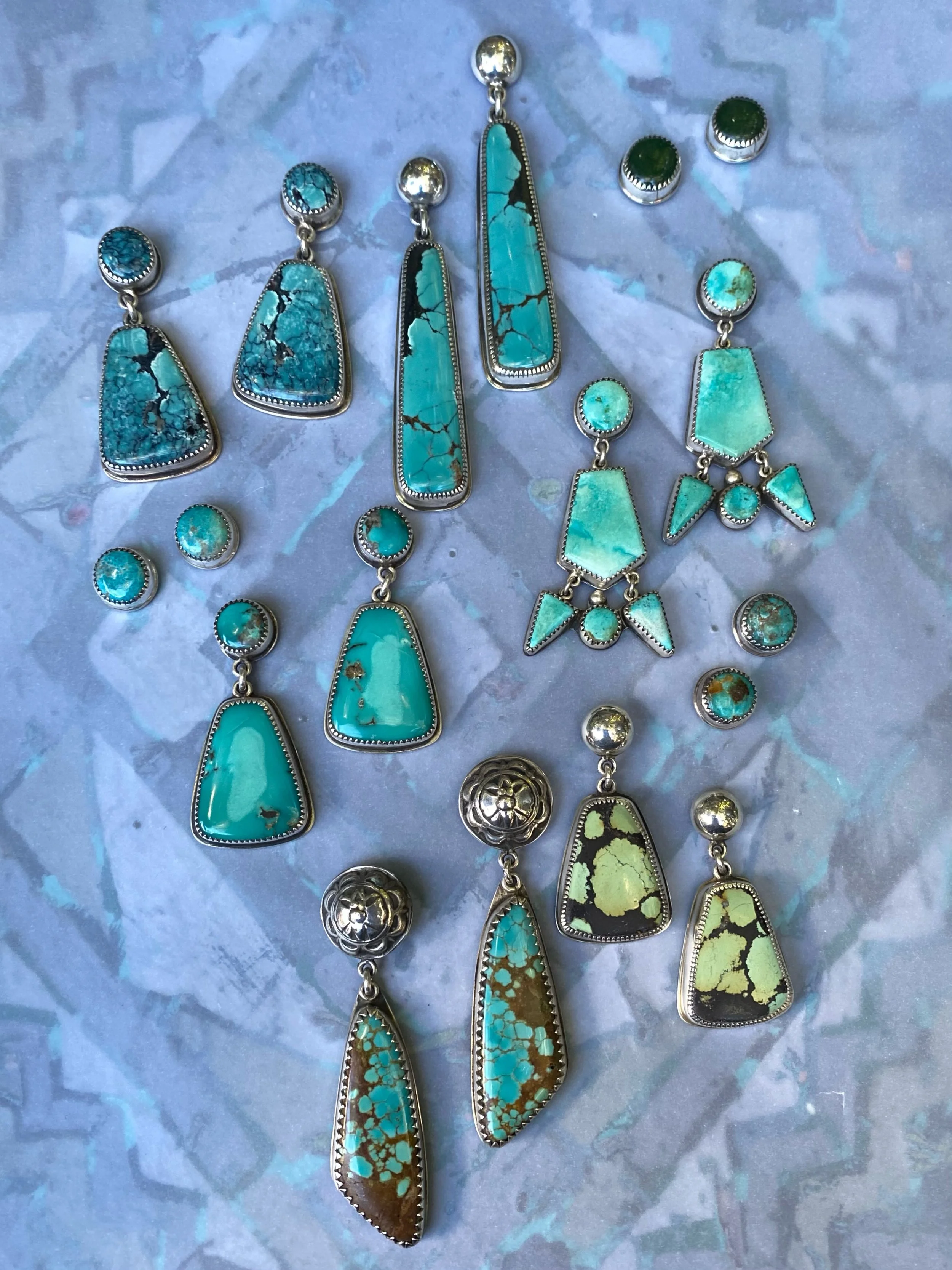An Absolutely Stunning Collection of Earrings have just arrived, from Sebastian Cilento 🌞 Handmade in Australia from gem grade Turquoise &amp; Sterling Silver &hellip; in Store Now 🌞