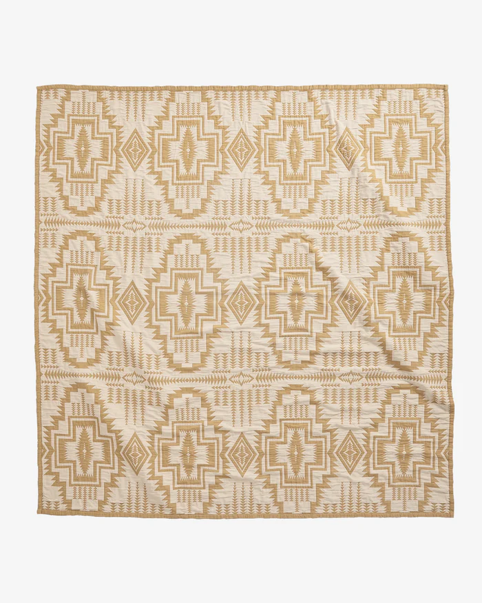 ORGANIC COTTON MATELASSE HARDING STAR OCHRE King 1.jpg (Copy)