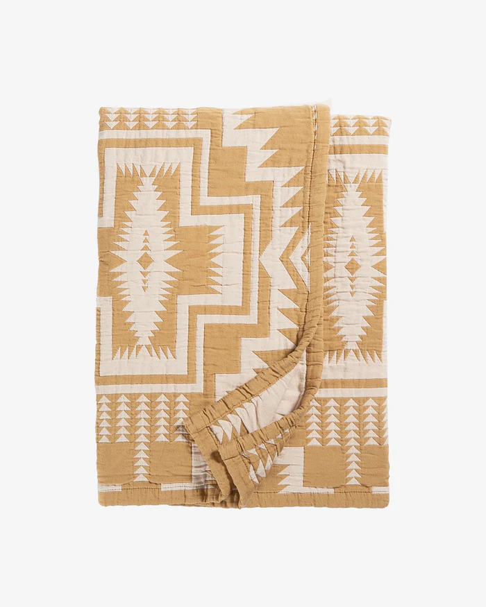 ORGANIC COTTON MATELASSE HARDING STAR OCHRE King 2.jpg (Copy)