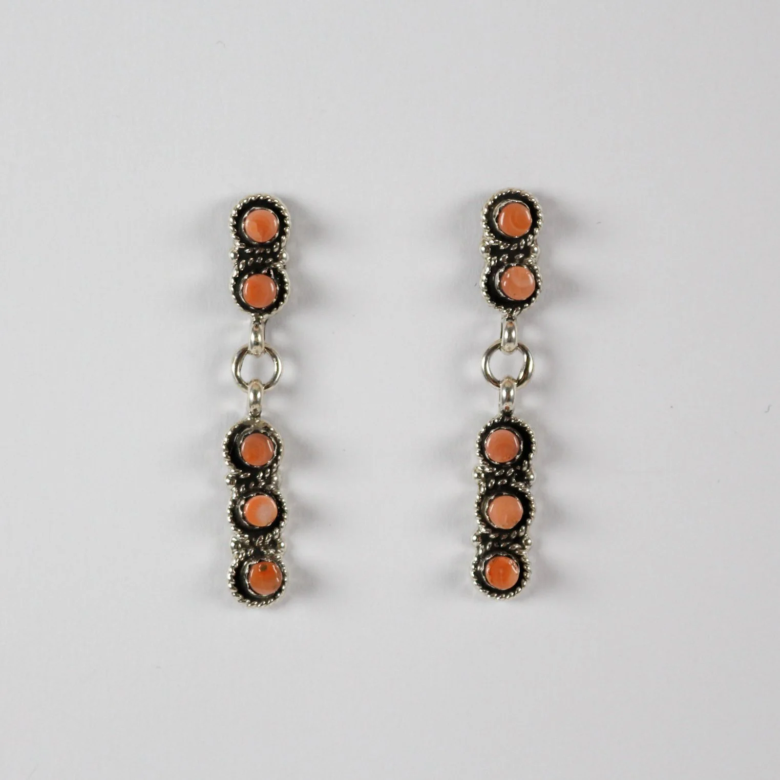 Zuni Pink Coral Drops