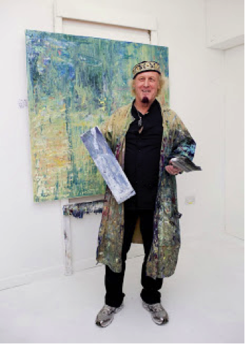 Allan Storer in the studio