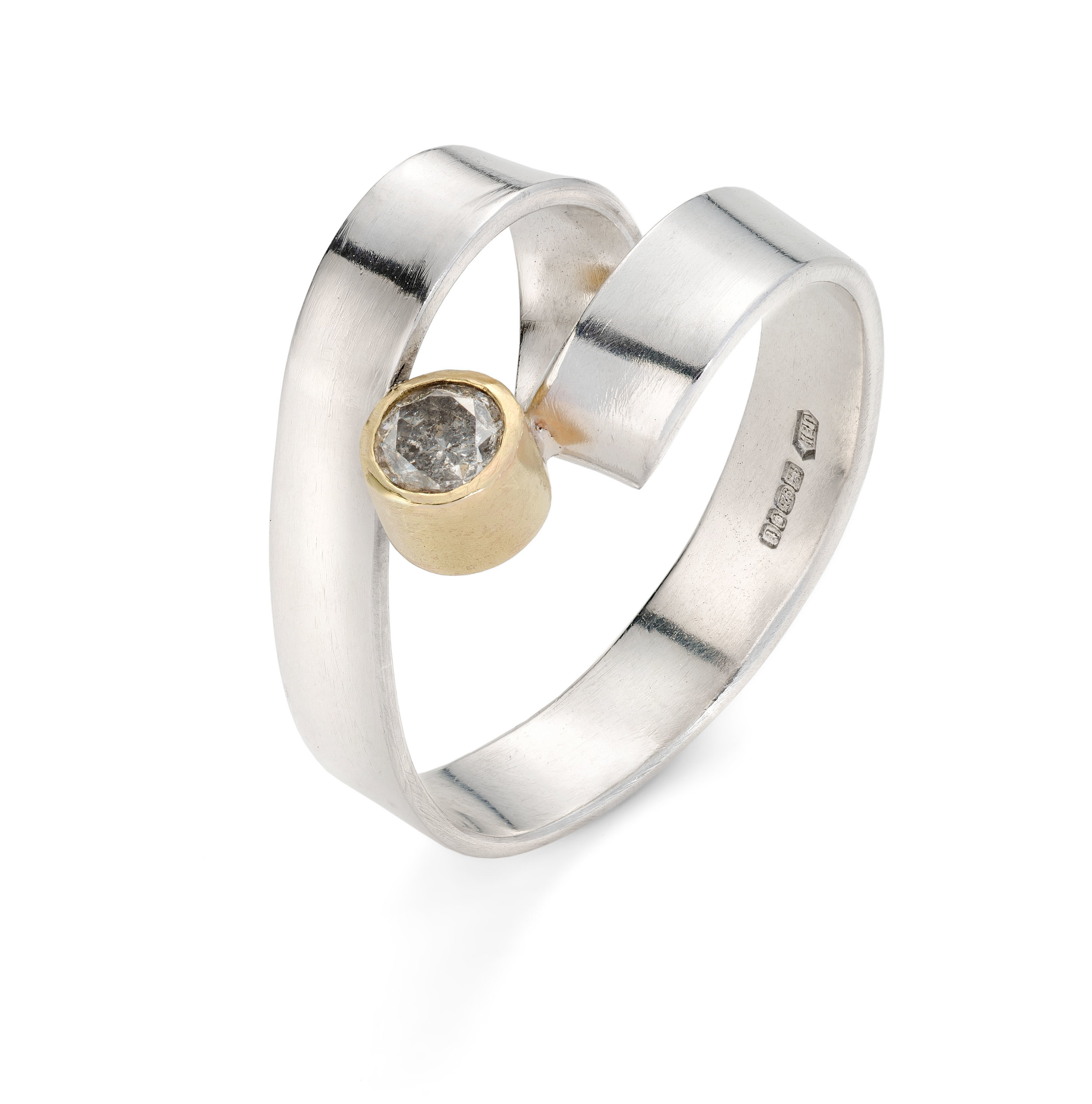 Arcturus Solitaire Loop Ring 