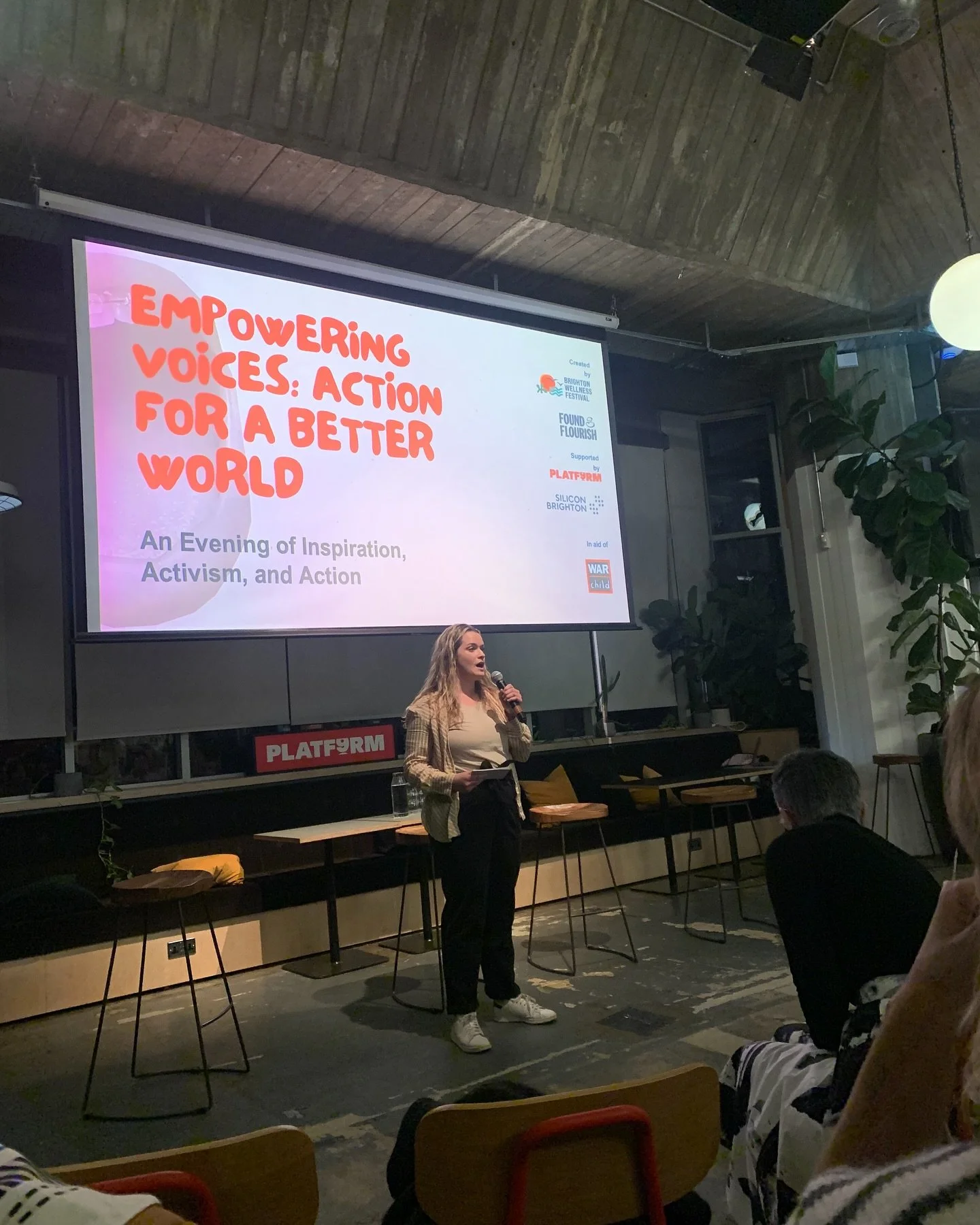 Last night&rsquo;s talk, hosted by Found &amp; Flourish Brighton, Silicon Brighton, and PLATF9RM, went beyond the surface of &lsquo;wellness vibes&rsquo; and delved into the crucial role we all play in mental health awareness. 

It was a powerful rem