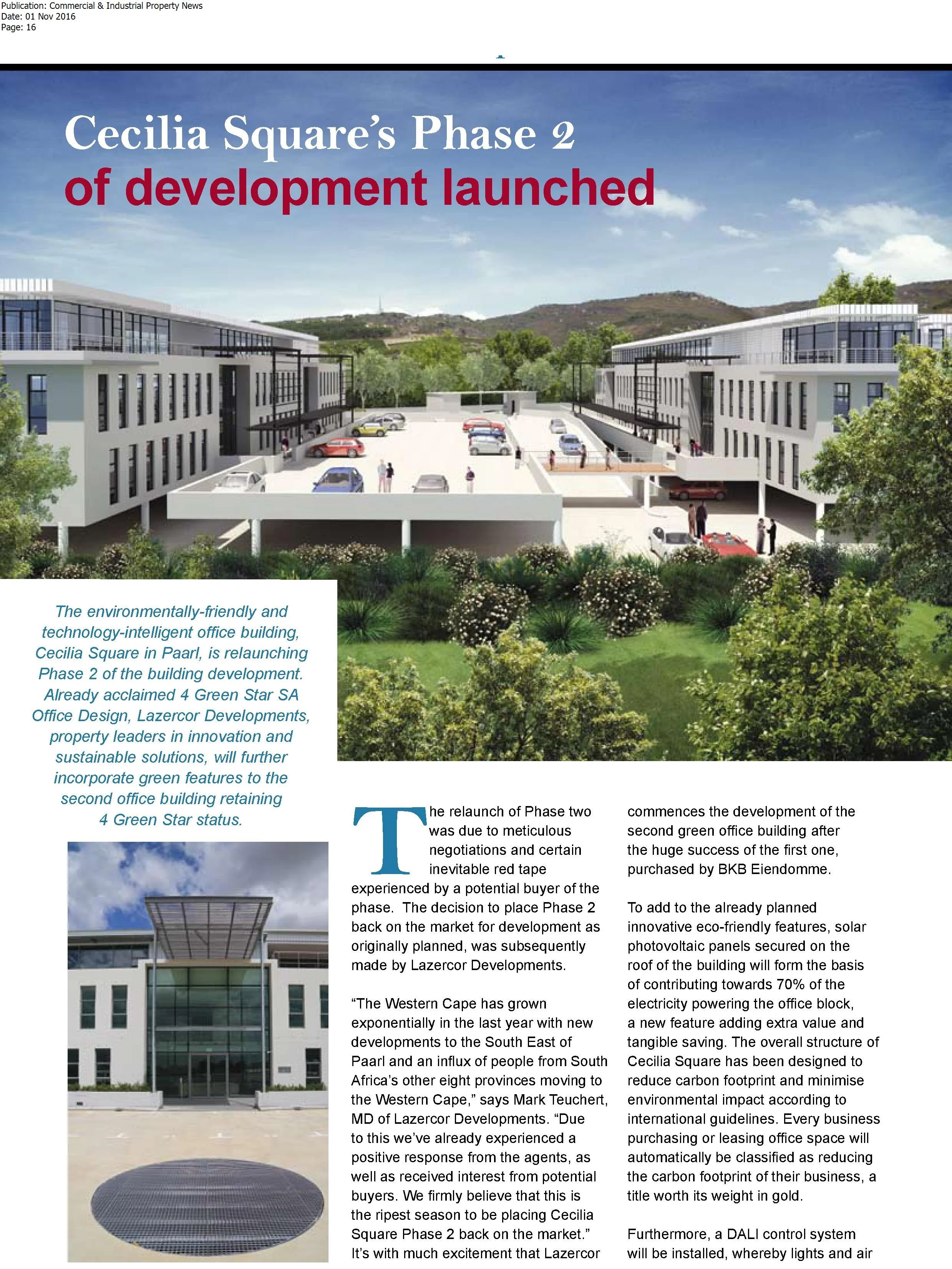 Commercial & Industrial Property News_Cecilia Square's phase two of development launched Pg 16_November 2016.jpg