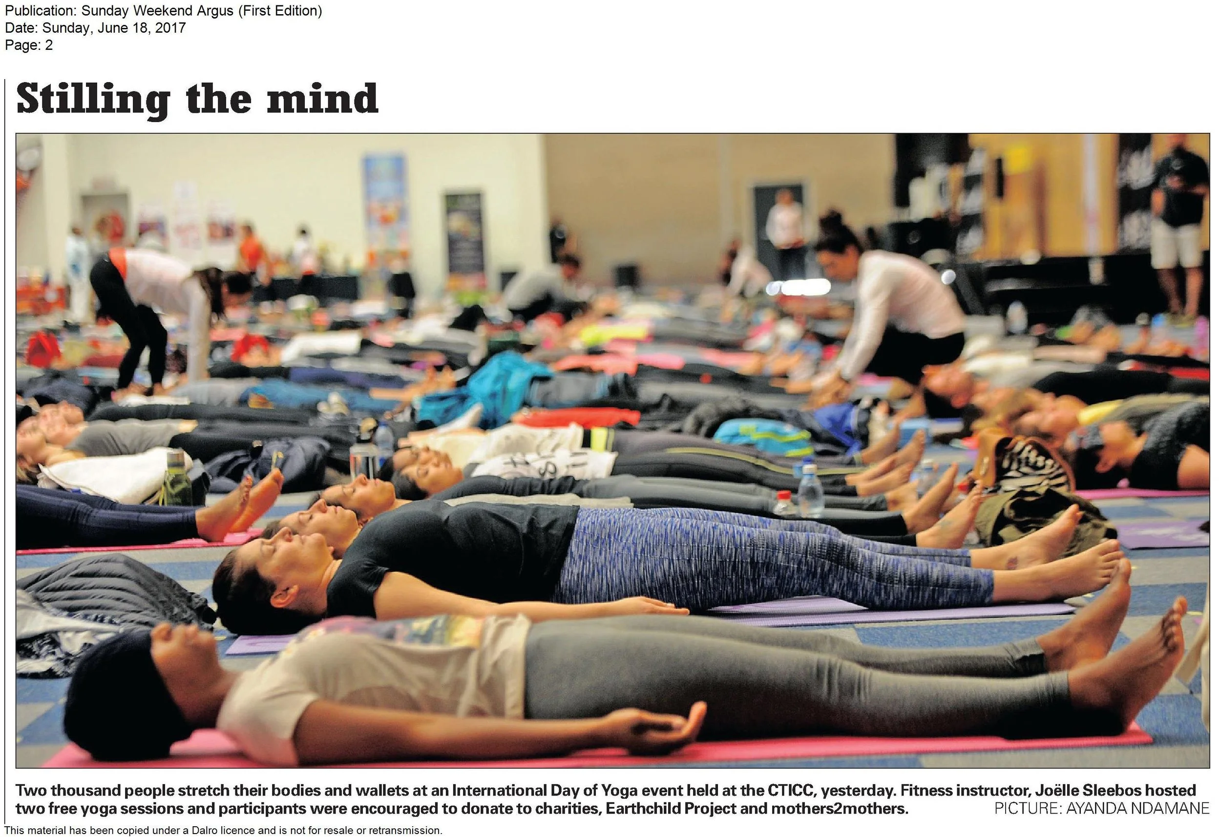 Weekend Argus_Stilling the mind_18 June 2017.jpg