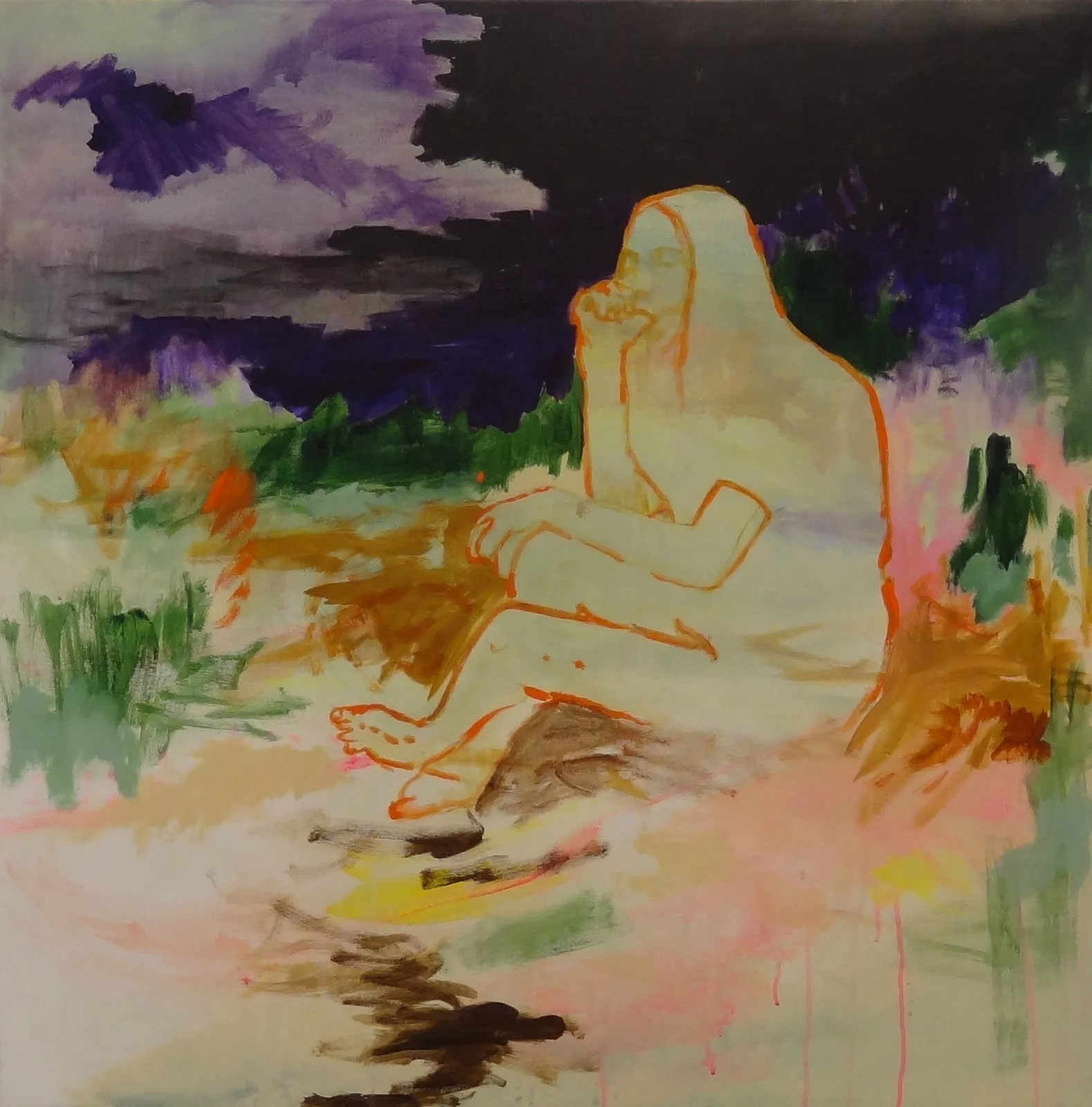   Thumbsucker &nbsp;1.00m x 1.00m 